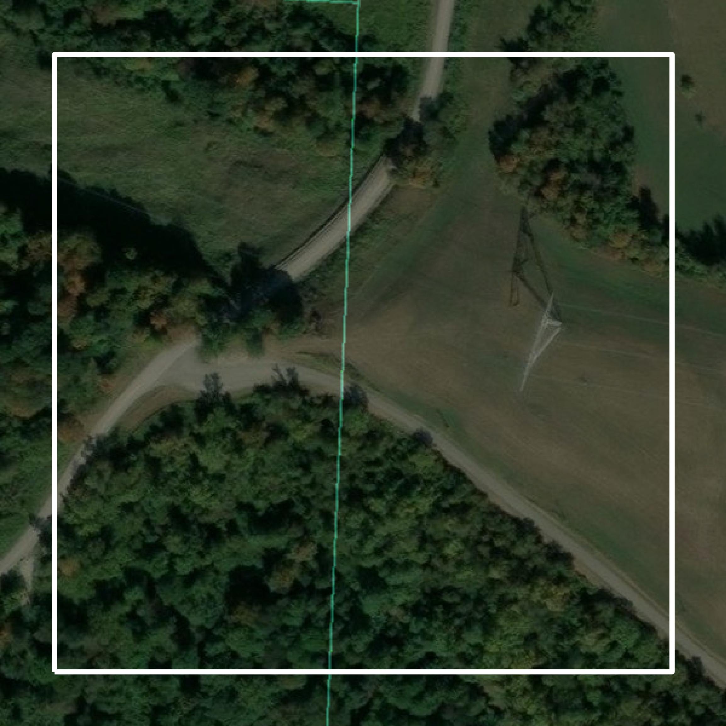 This image shows parcel and building data in Monroe County created using GIS data in Equator.