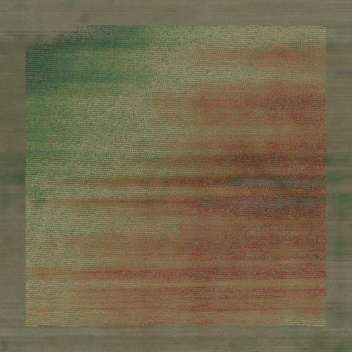 This image shows a LiDAR point cloud in Ottawa County created using GIS data in Equator.