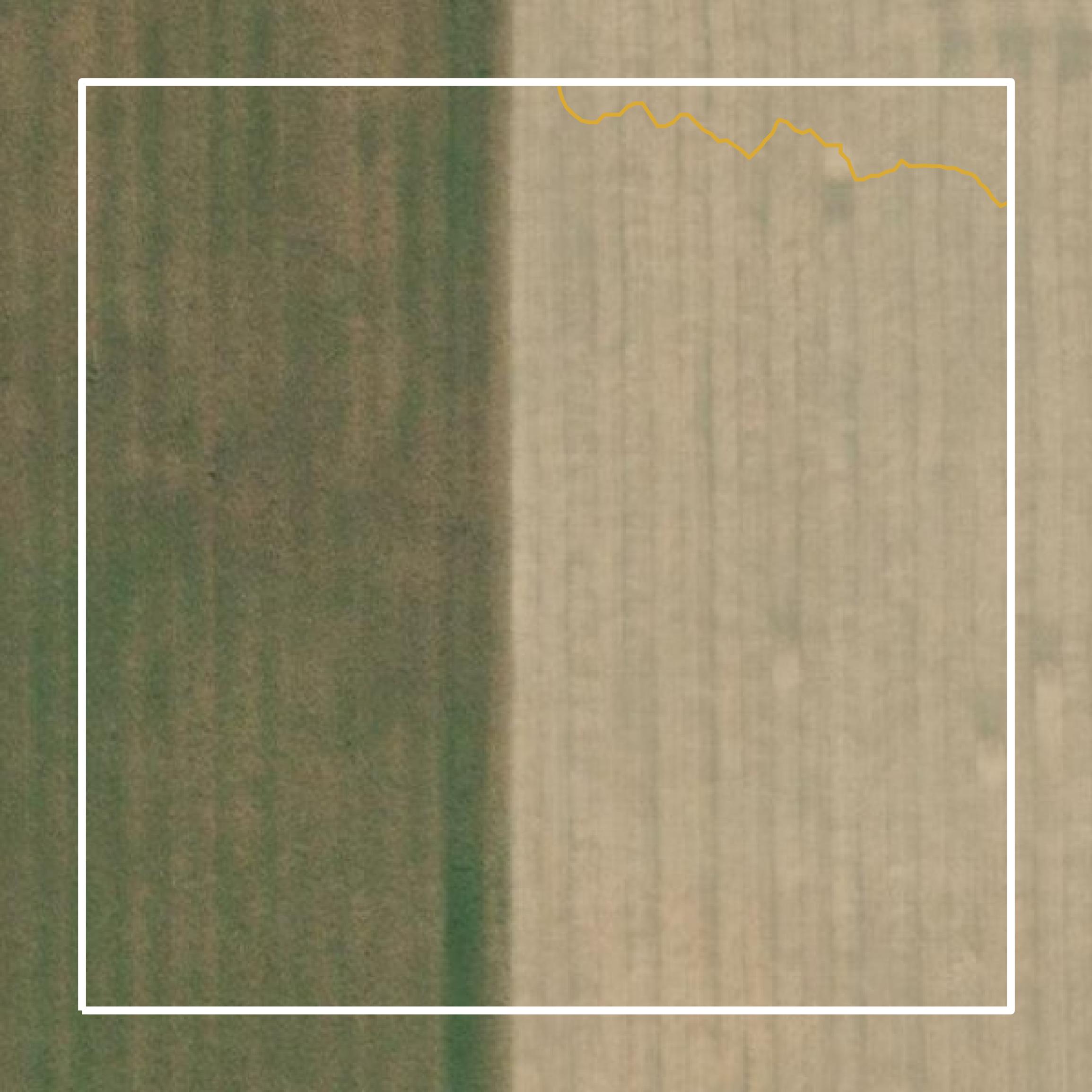 This image shows a contour map in Putnam County created using GIS data in Equator.