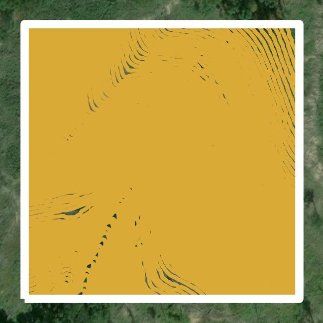 This image shows a contour map in Ross County created using GIS data in Equator.
