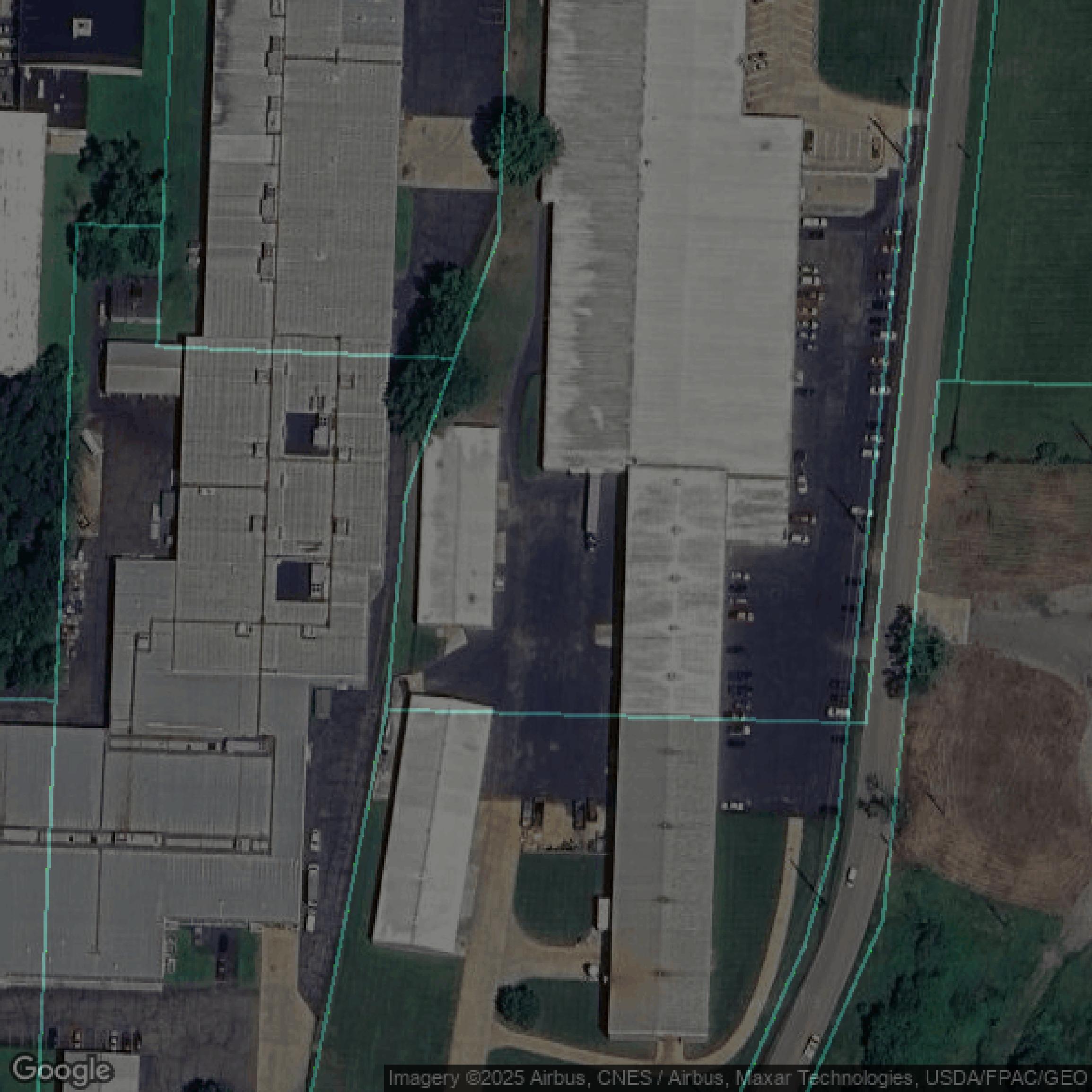 This image shows parcel data in Stark County created using GIS data in Equator.