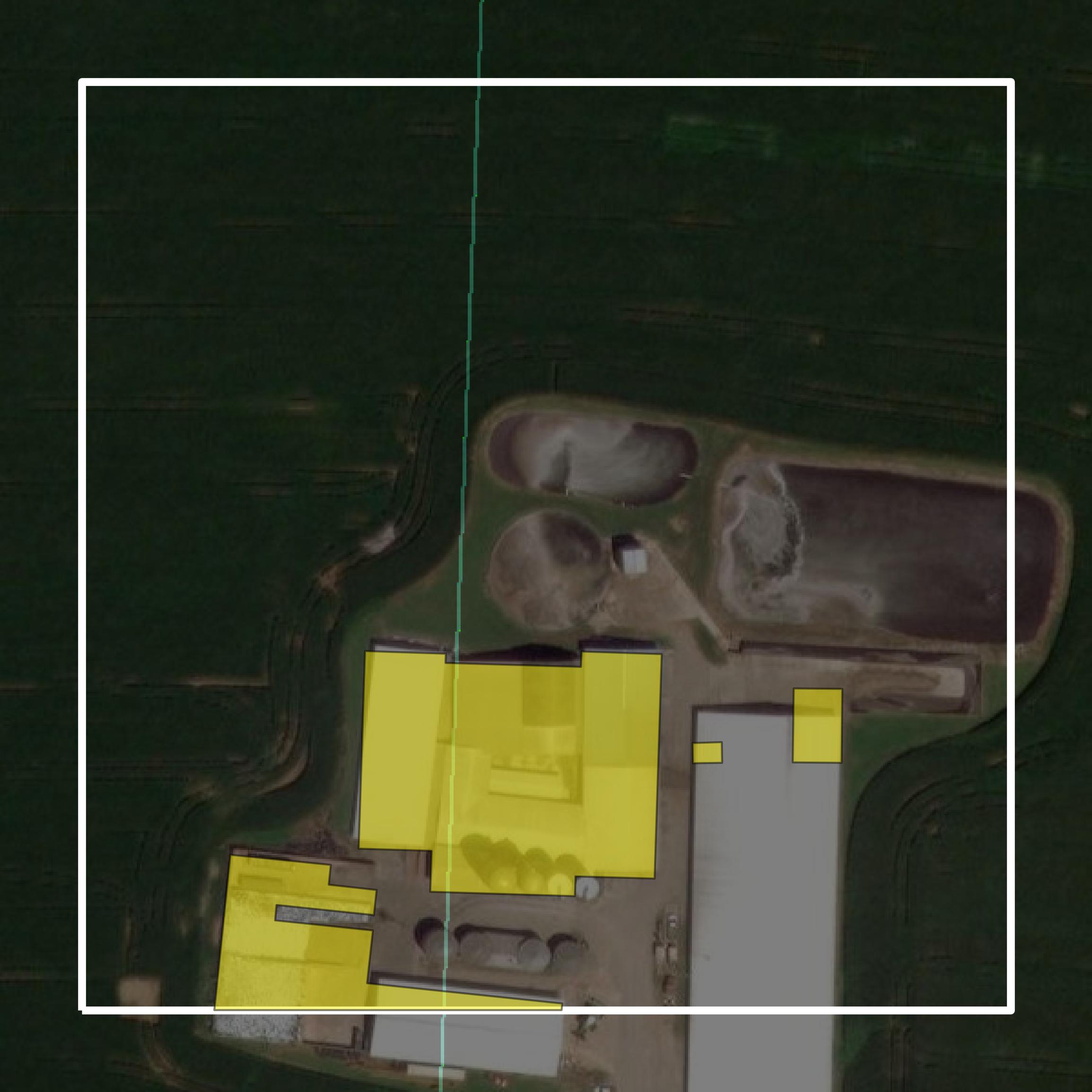 This image shows parcel and building data in Washington County created using GIS data in Equator.