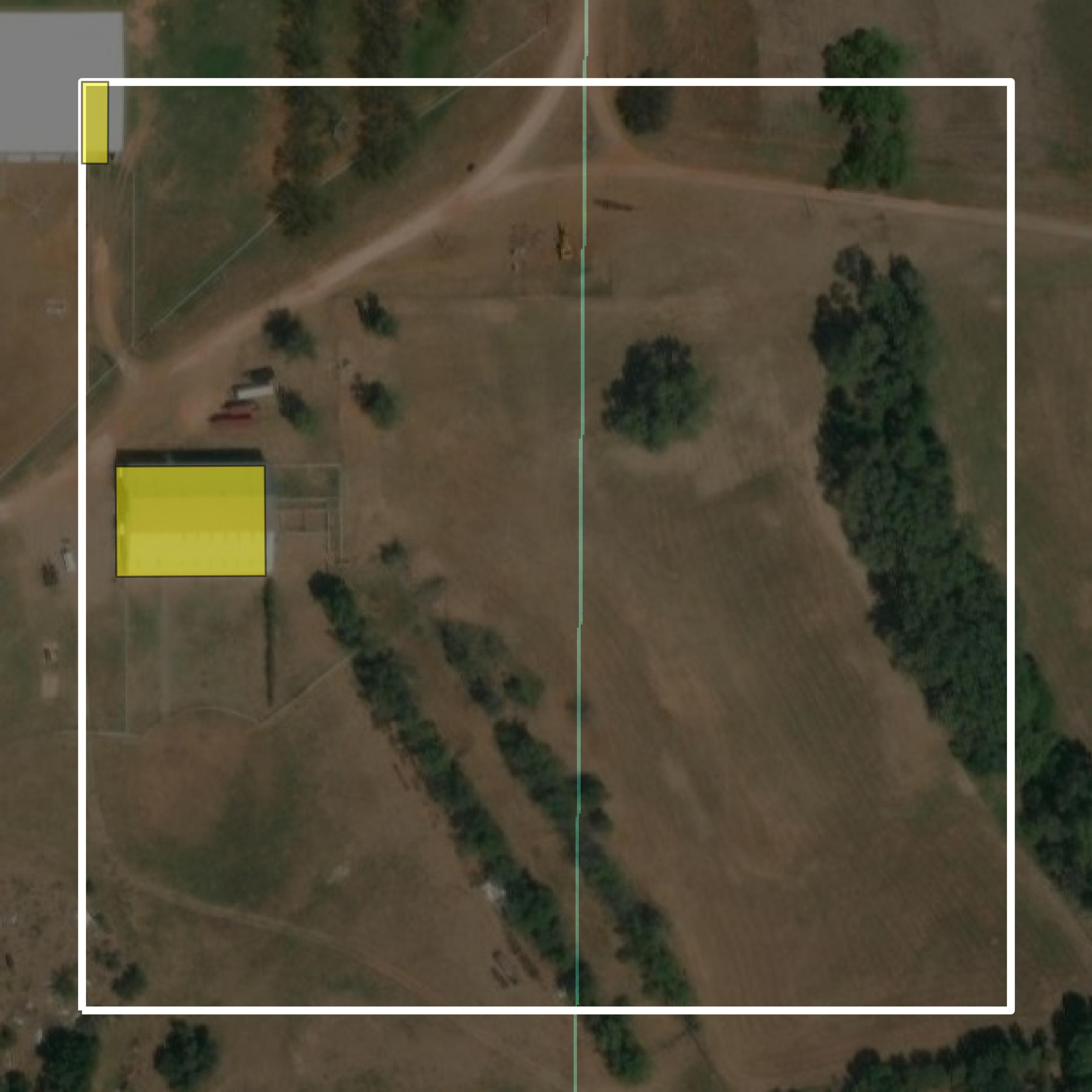 This image shows parcel and building data in Beckham County created using GIS data in Equator.