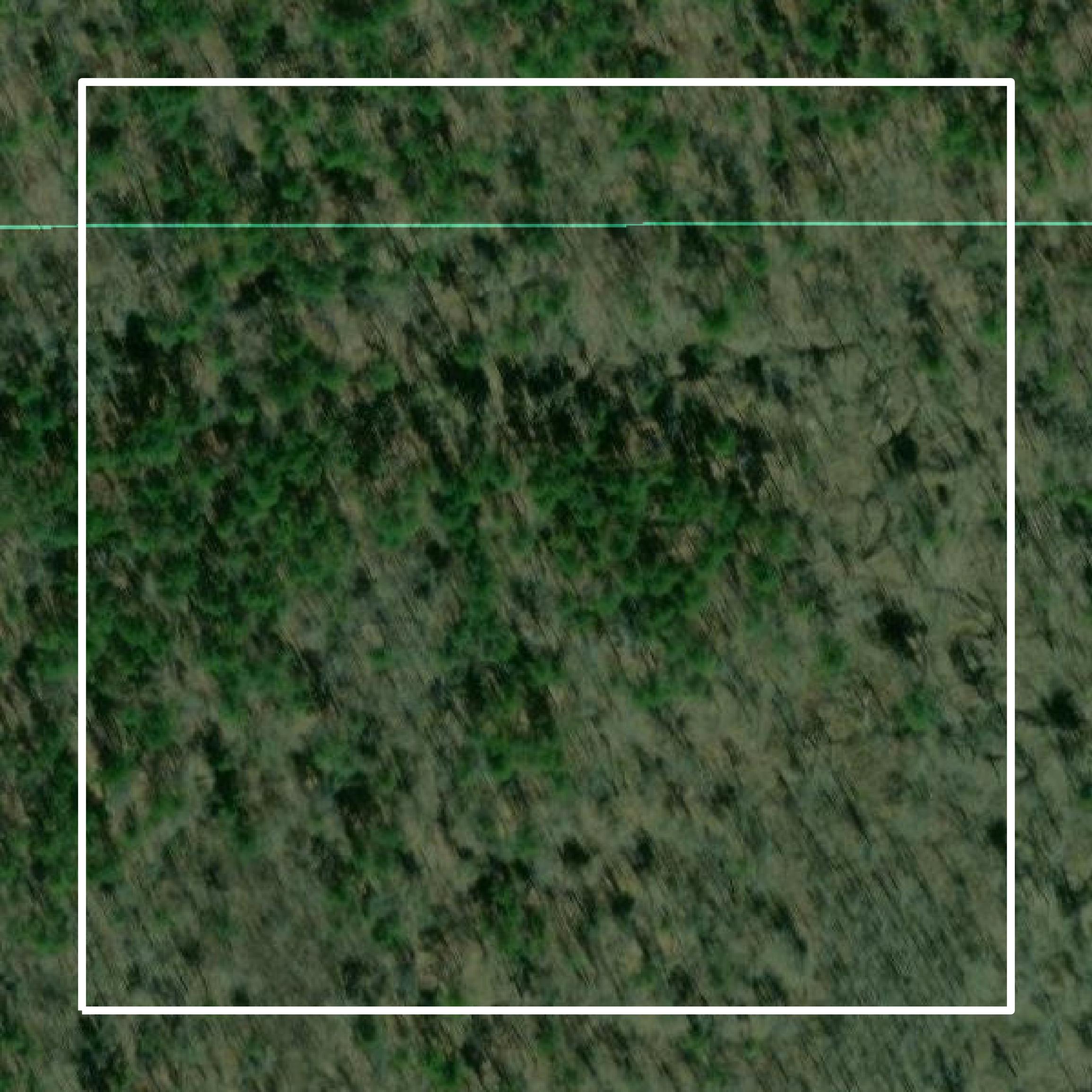 This image shows parcel and building data in Choctaw County created using GIS data in Equator.