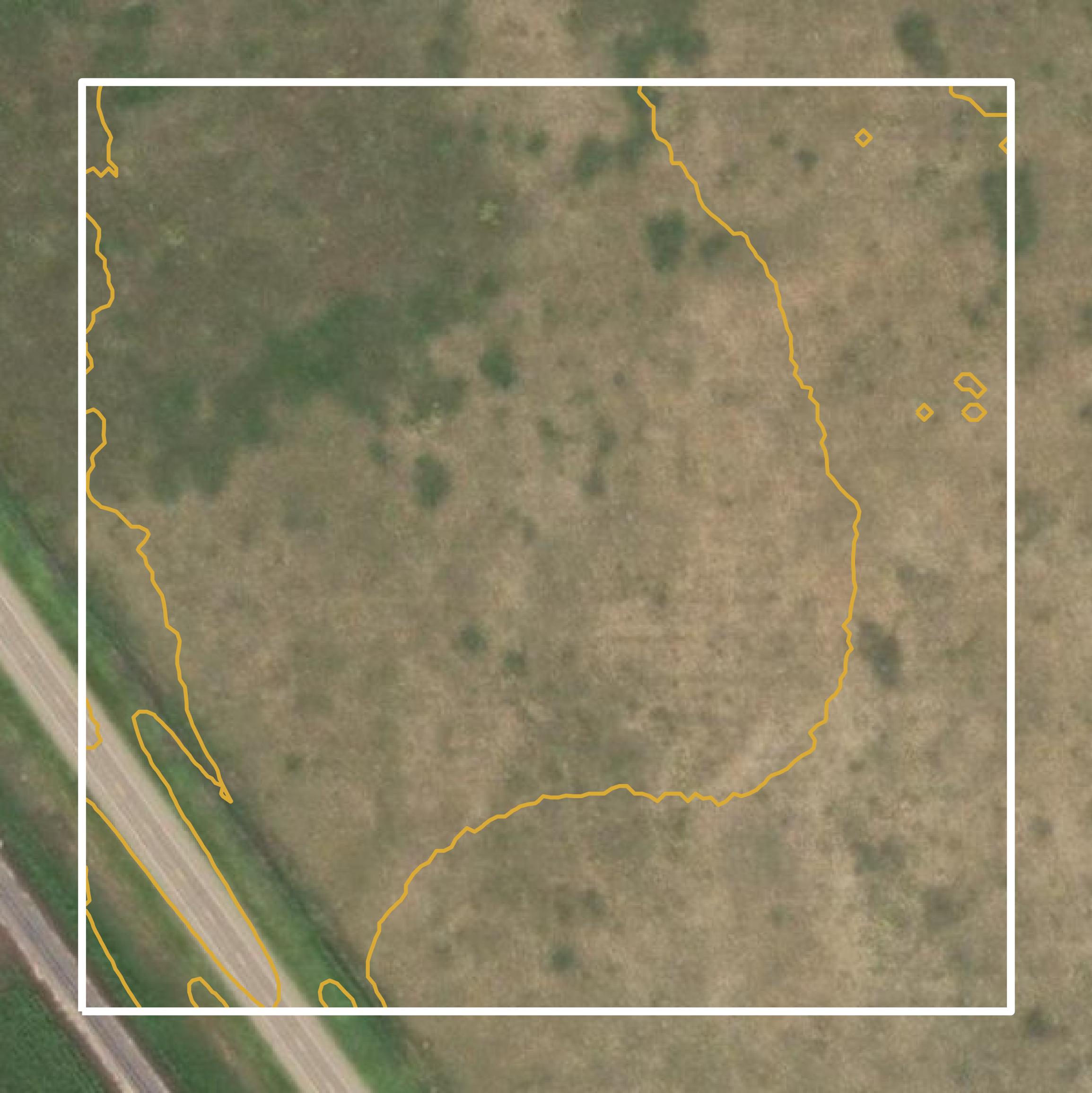 This image shows a contour map in Cimarron County created using GIS data in Equator.