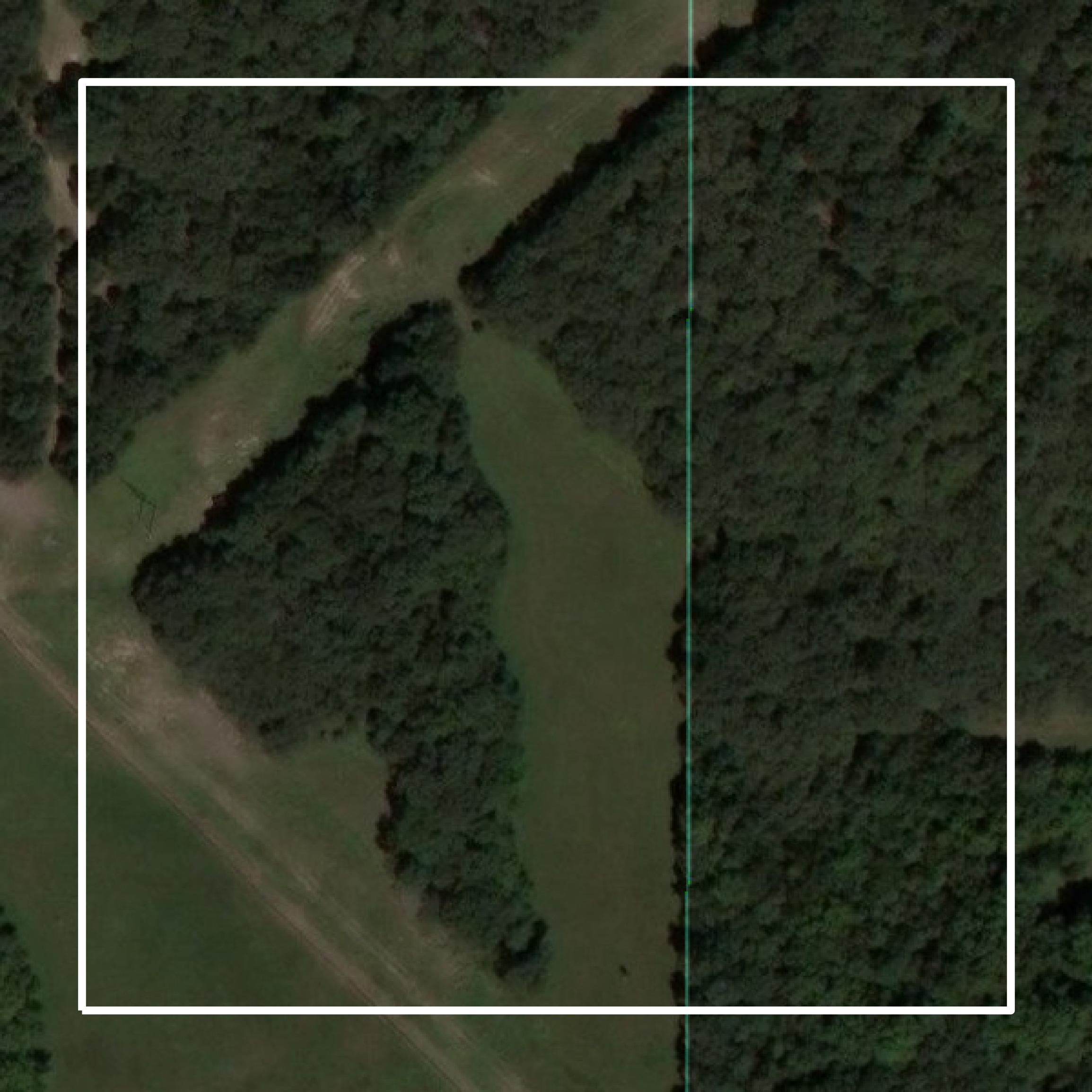 This image shows parcel and building data in Coal County created using GIS data in Equator.