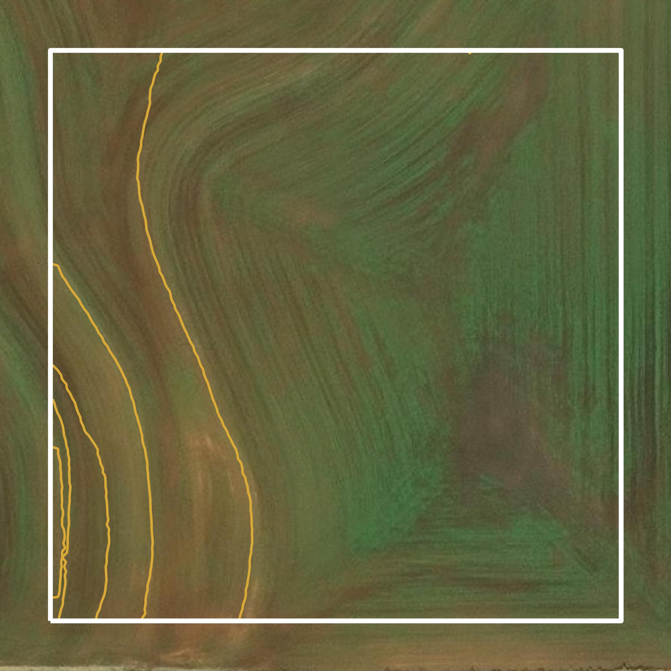 This image shows a contour map in Custer County created using GIS data in Equator.