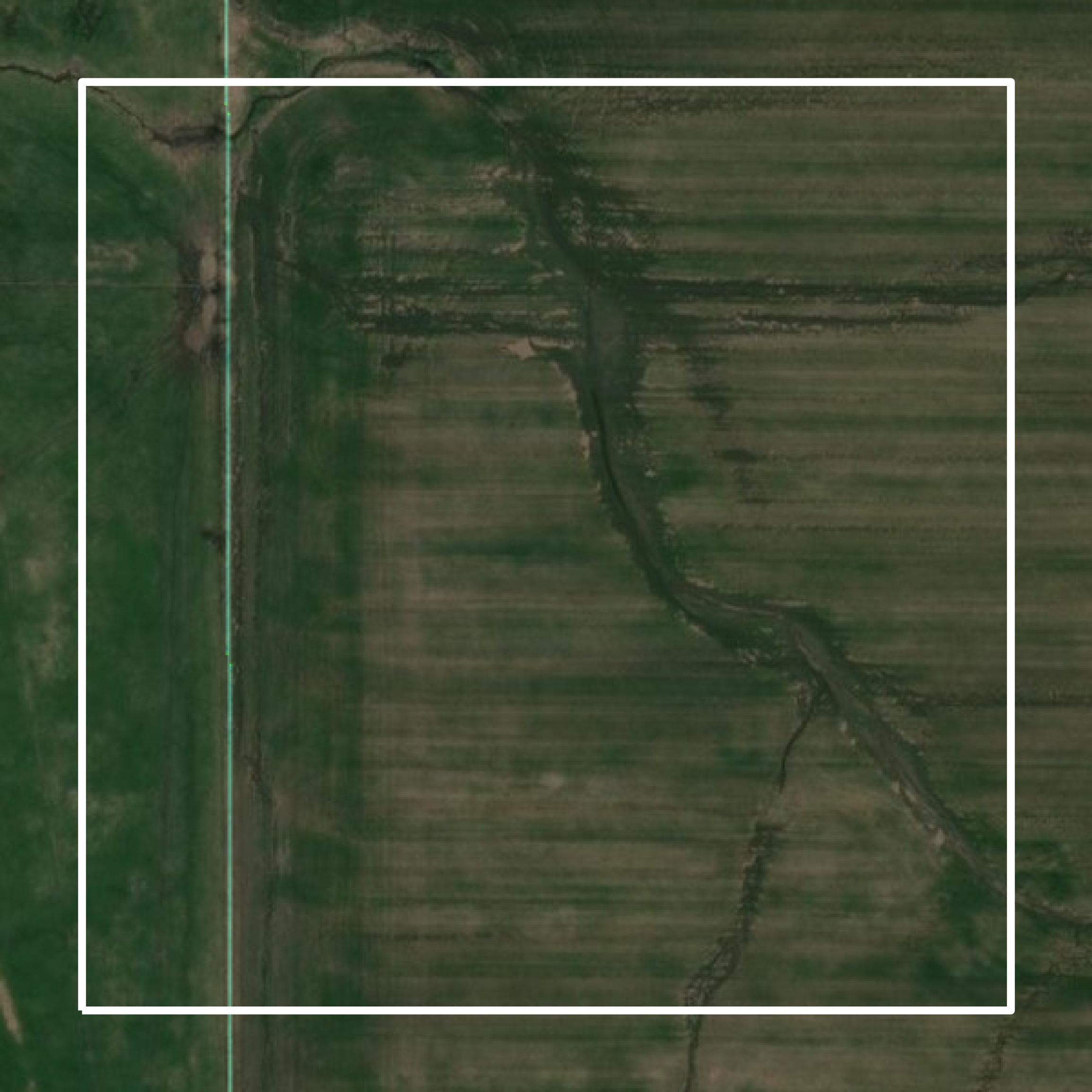 This image shows parcel and building data in Delaware County created using GIS data in Equator.