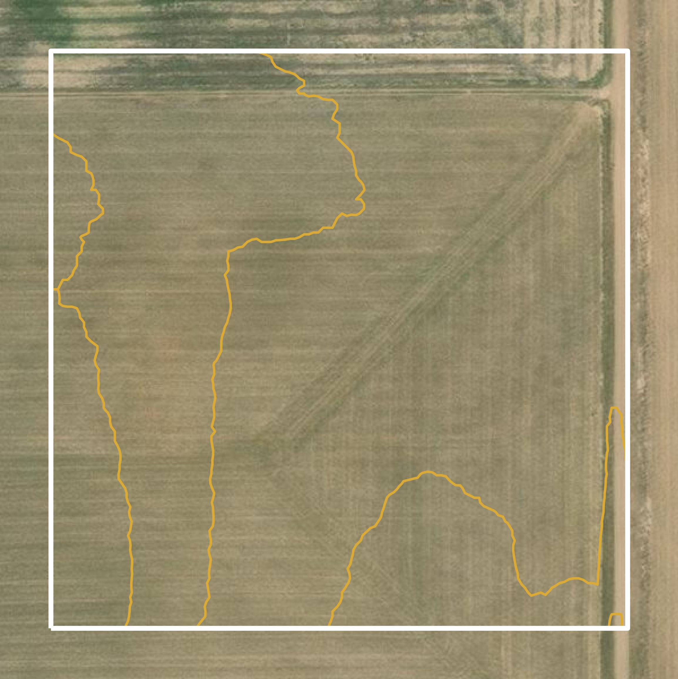 This image shows a contour map in Harper County created using GIS data in Equator.