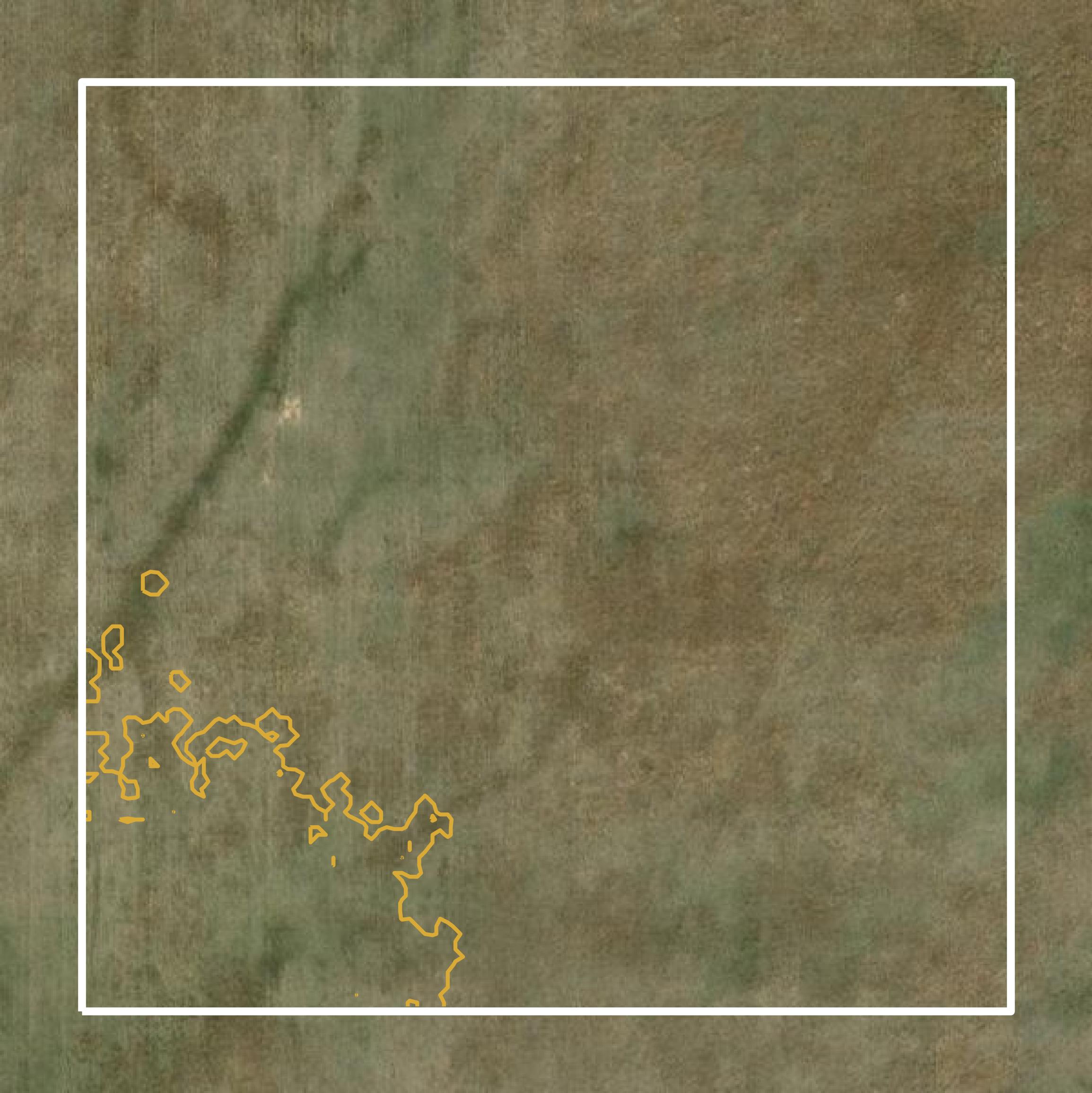 This image shows a contour map in Jackson County created using GIS data in Equator.