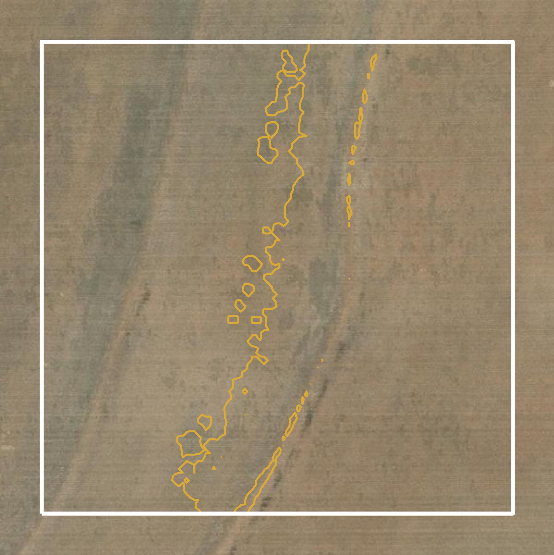 This image shows a contour map in Jackson County created using GIS data in Equator.