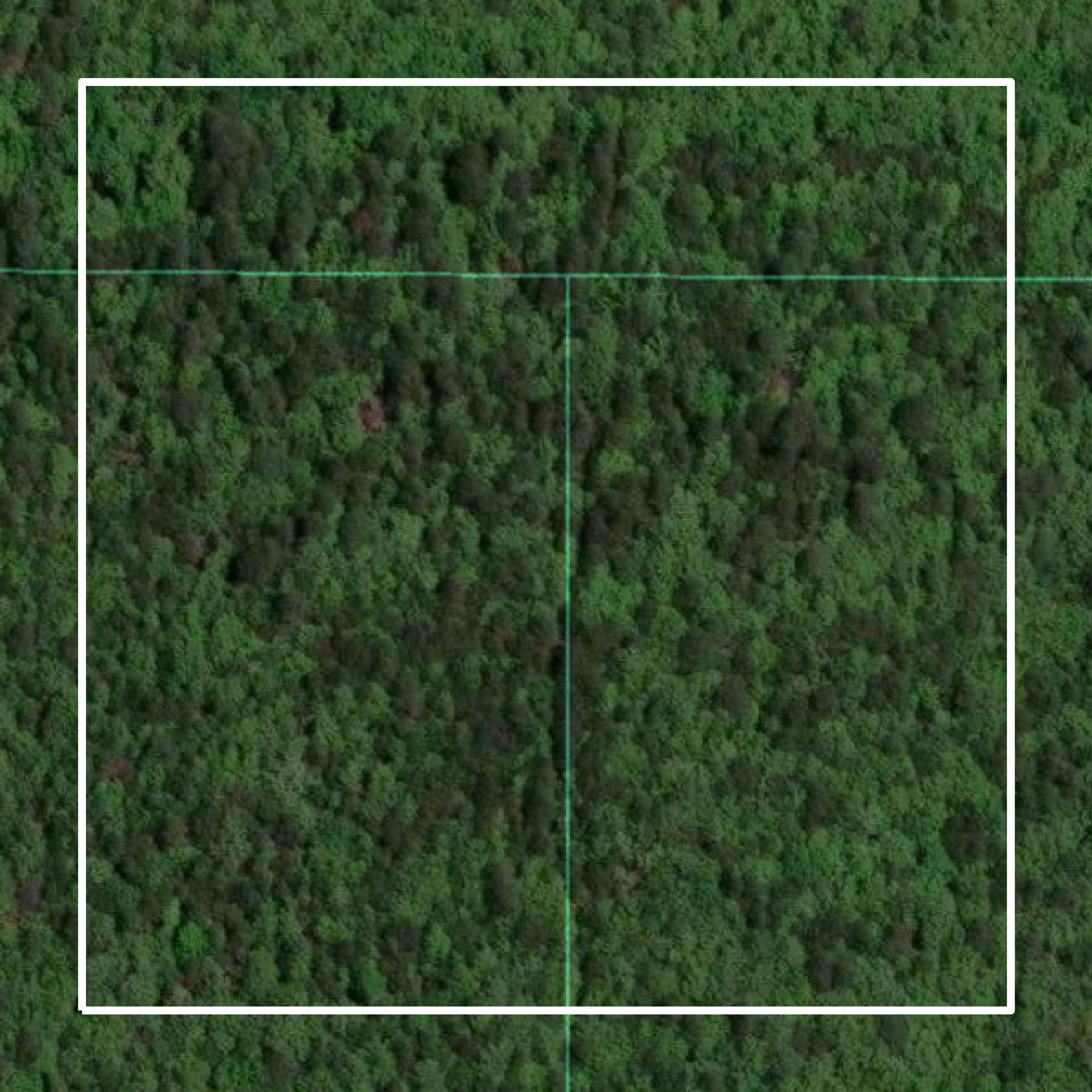 This image shows parcel and building data in Latimer County created using GIS data in Equator.