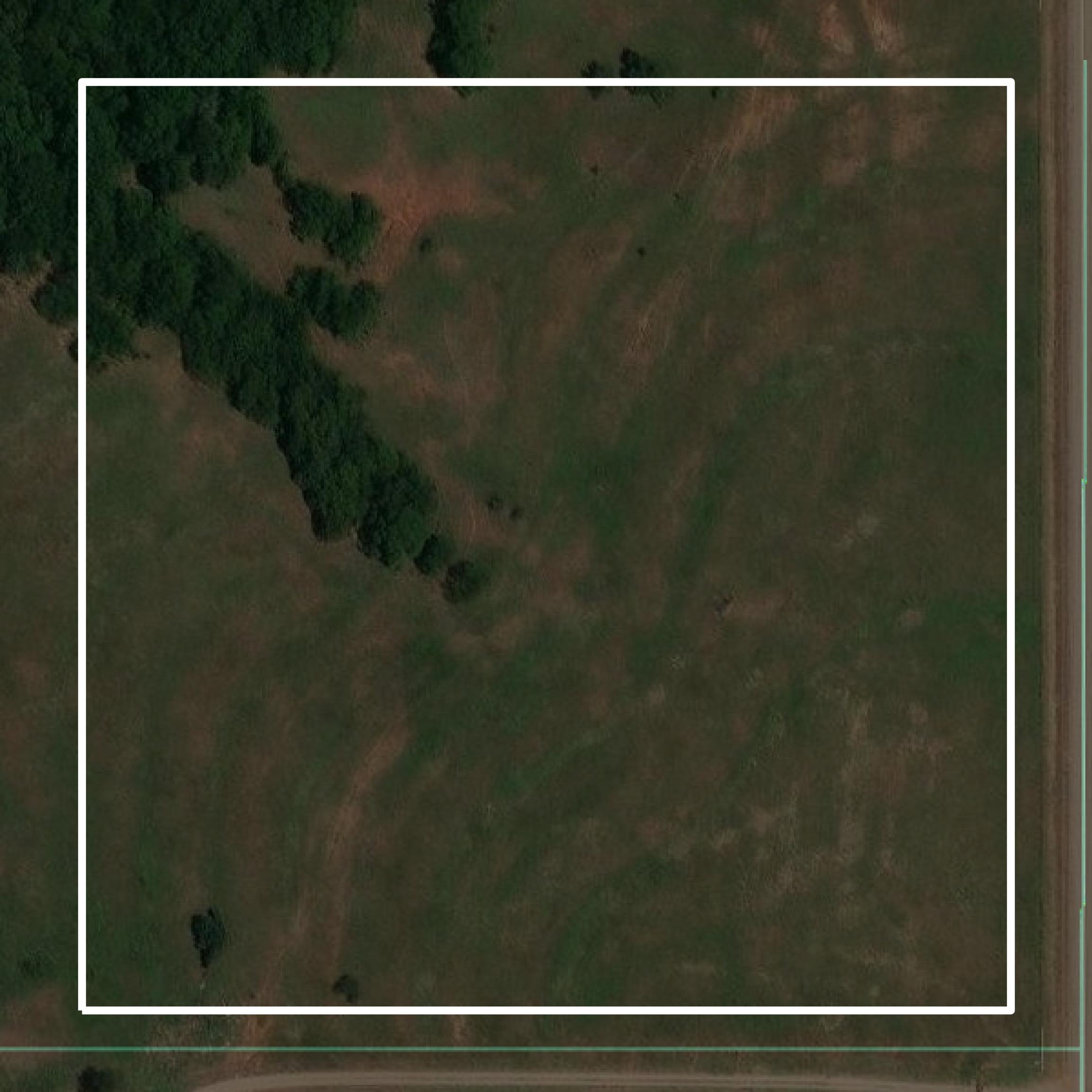 This image shows parcel and building data in McClain County created using GIS data in Equator.