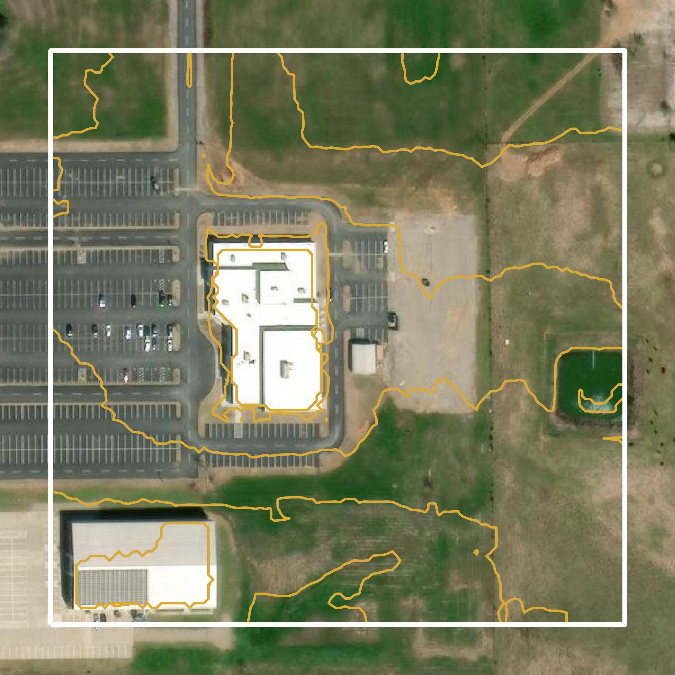 This image shows a contour map in Payne County created using GIS data in Equator.