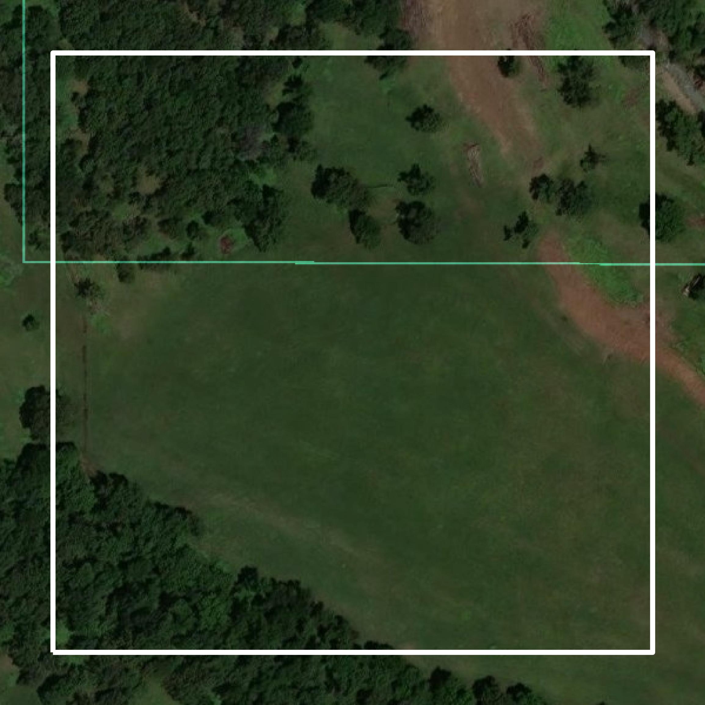 This image shows parcel and building data in Sequoyah County created using GIS data in Equator.