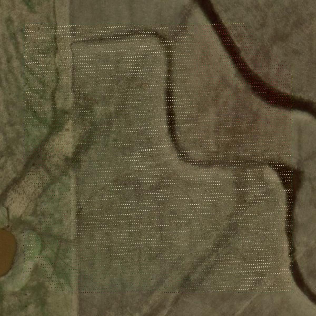 This image shows a LiDAR point cloud in Tillman County created using GIS data in Equator.