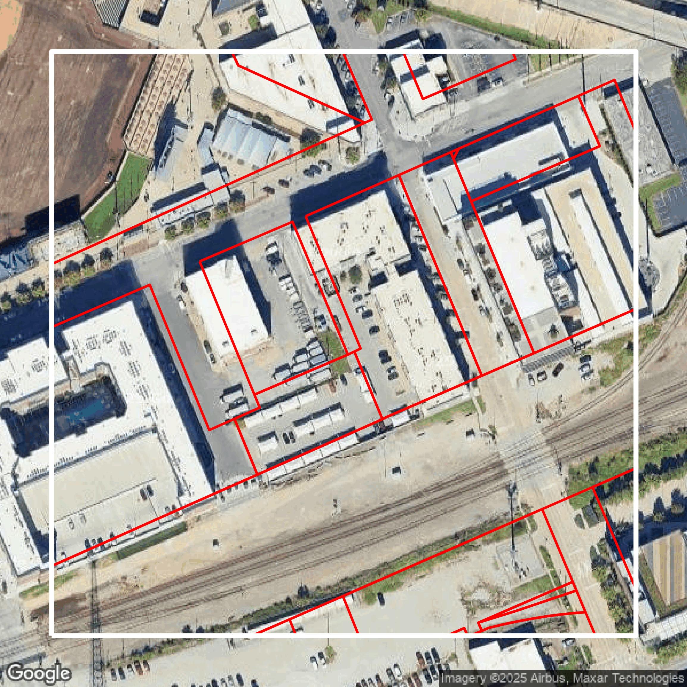 This image shows parcel data in Tulsa County created using GIS data in Equator.