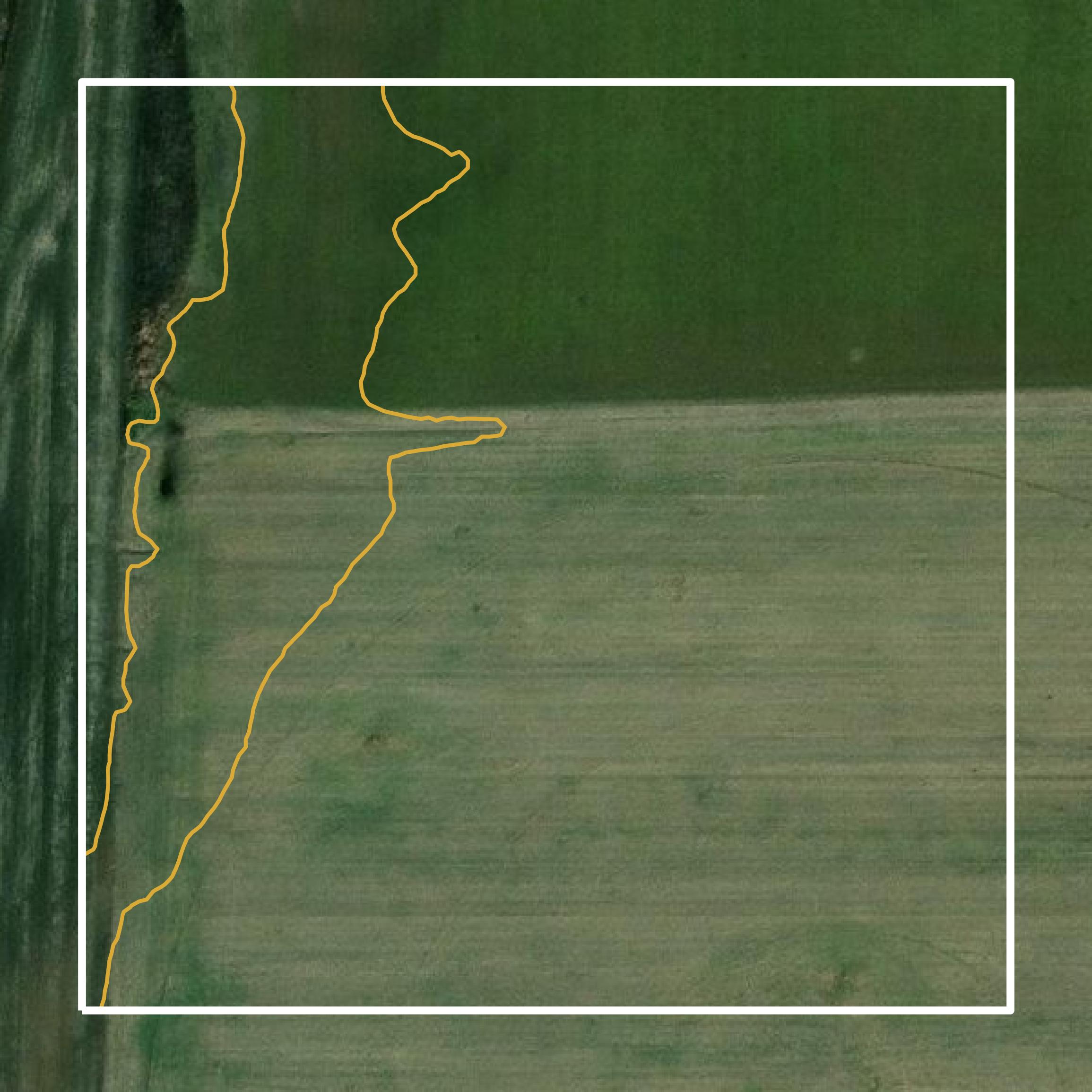 This image shows a contour map in Wagoner County created using GIS data in Equator.