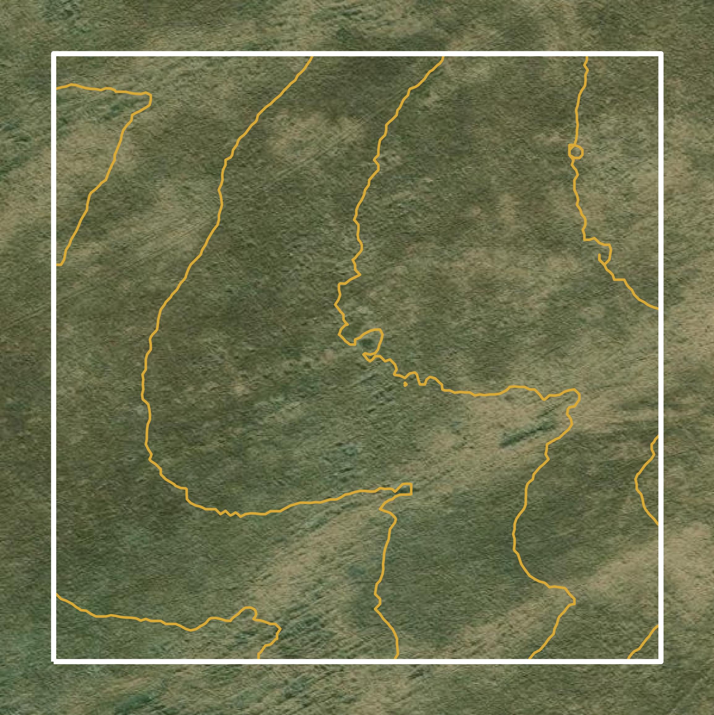 This image shows a contour map in Washington County created using GIS data in Equator.