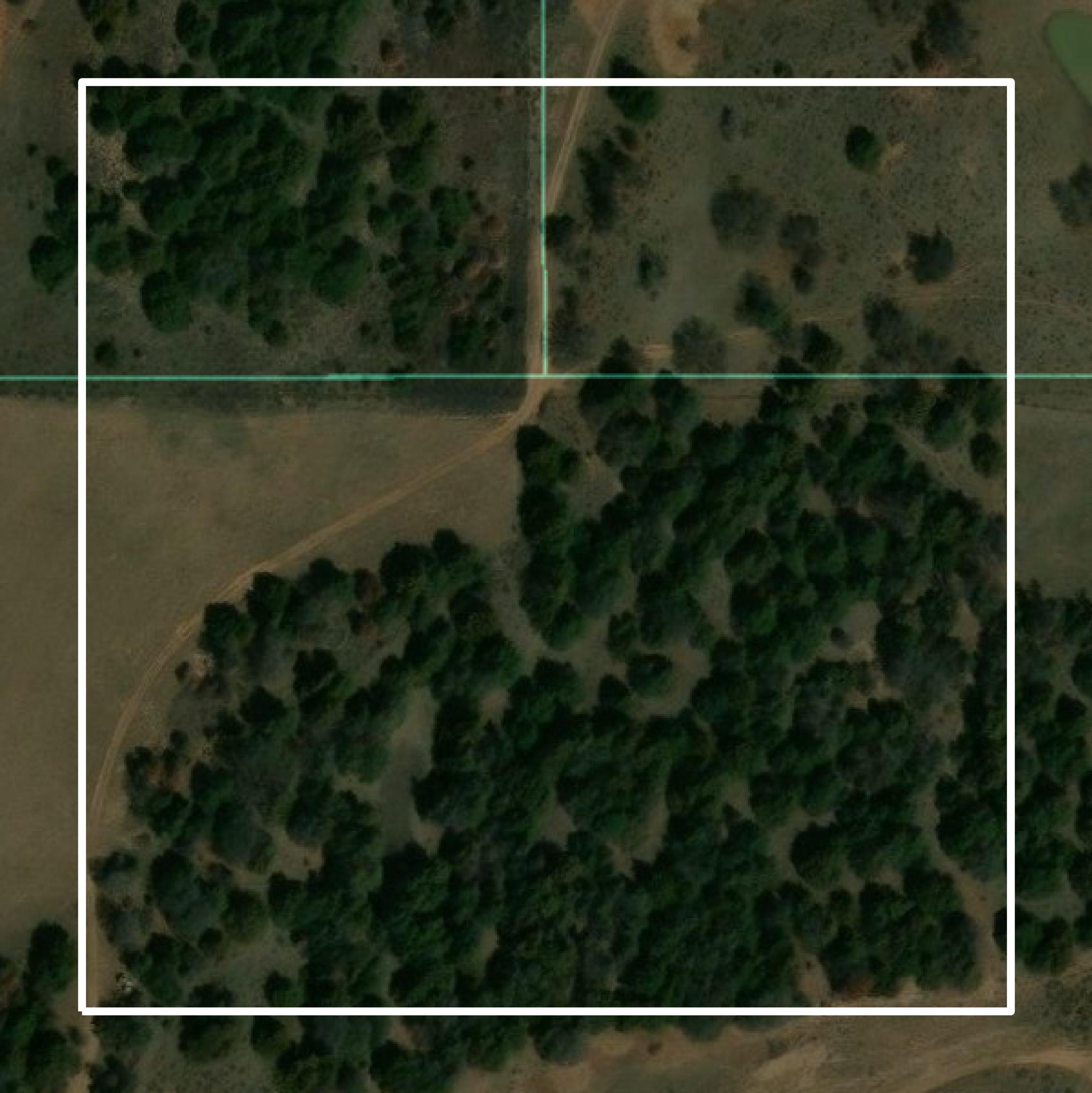 This image shows parcel and building data in Woodward County created using GIS data in Equator.