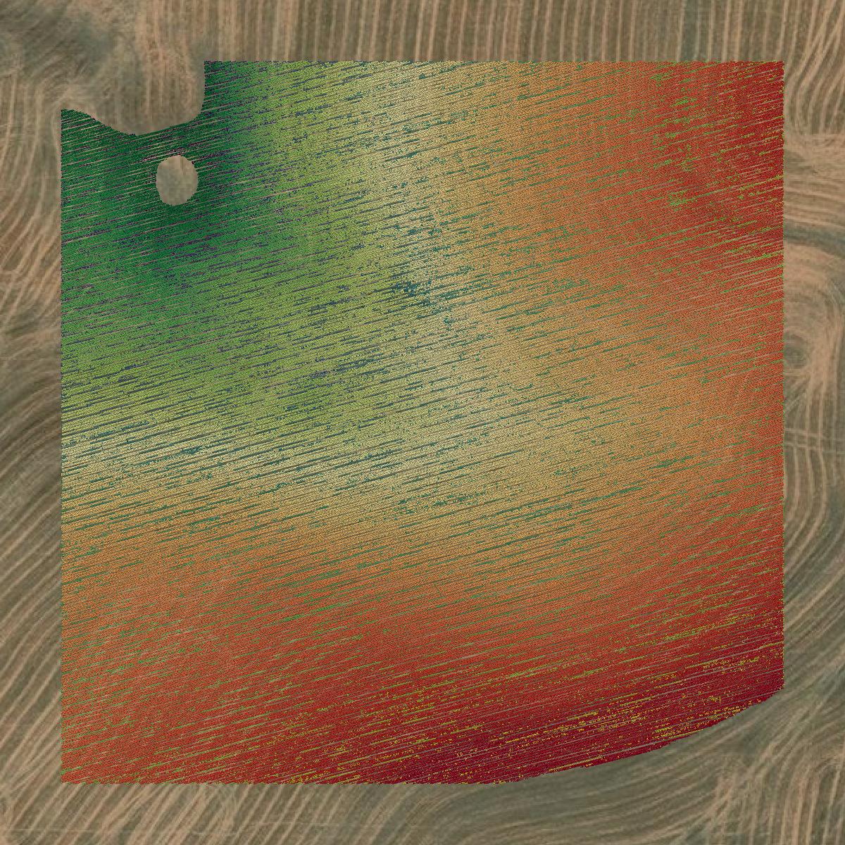 This image shows a LiDAR point cloud in Gilliam County created using GIS data in Equator.