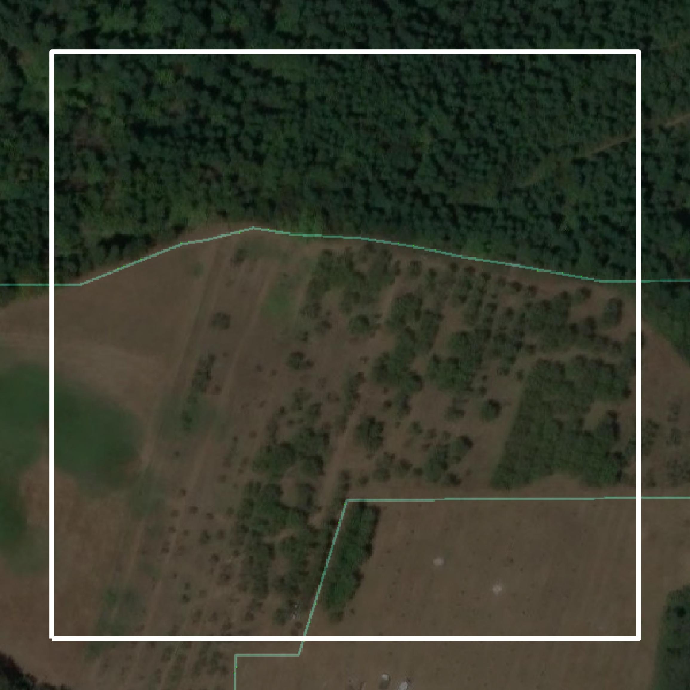 This image shows parcel and building data in Hood River County created using GIS data in Equator.