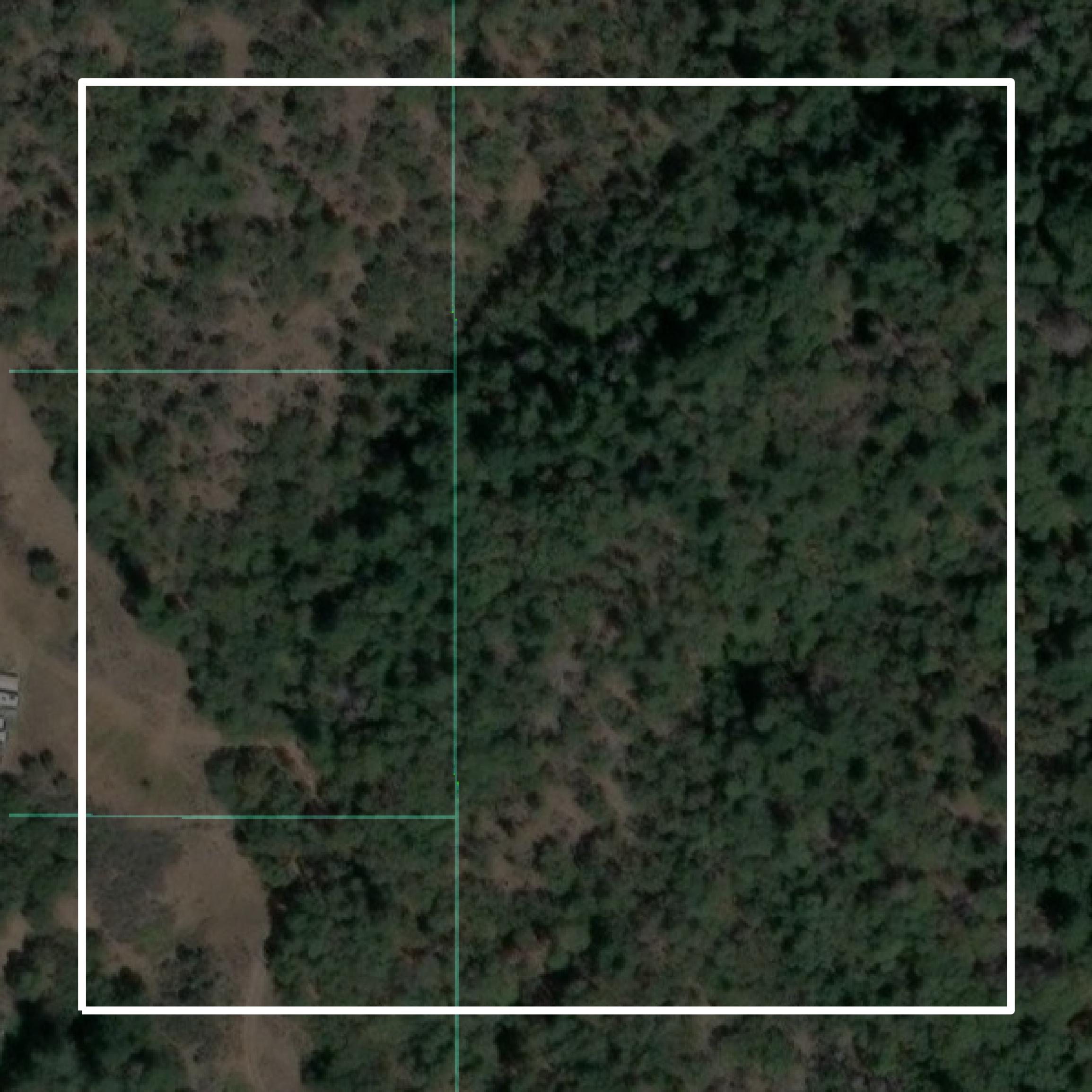 This image shows parcel and building data in Josephine County created using GIS data in Equator.
