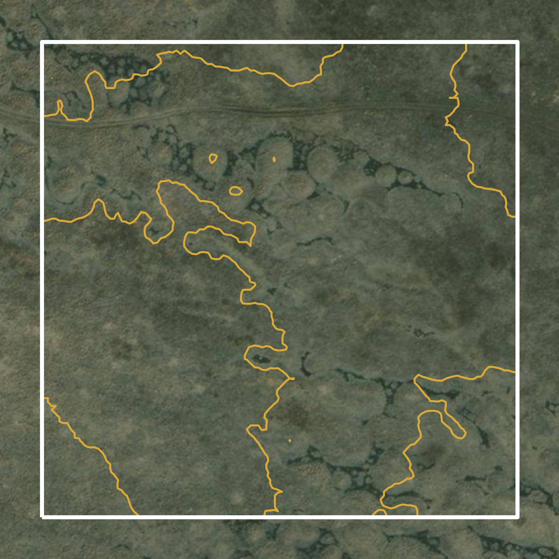 This image shows a contour map in Wallowa County created using GIS data in Equator.