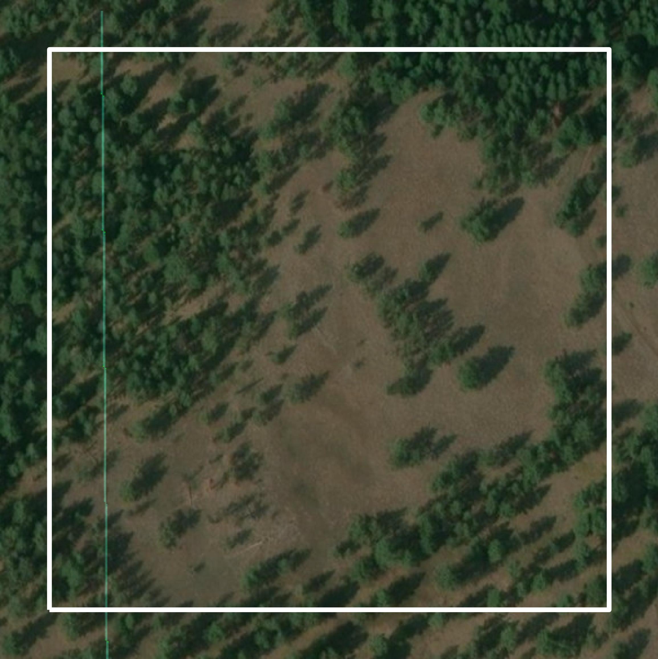 This image shows parcel and building data in Wallowa County created using GIS data in Equator.