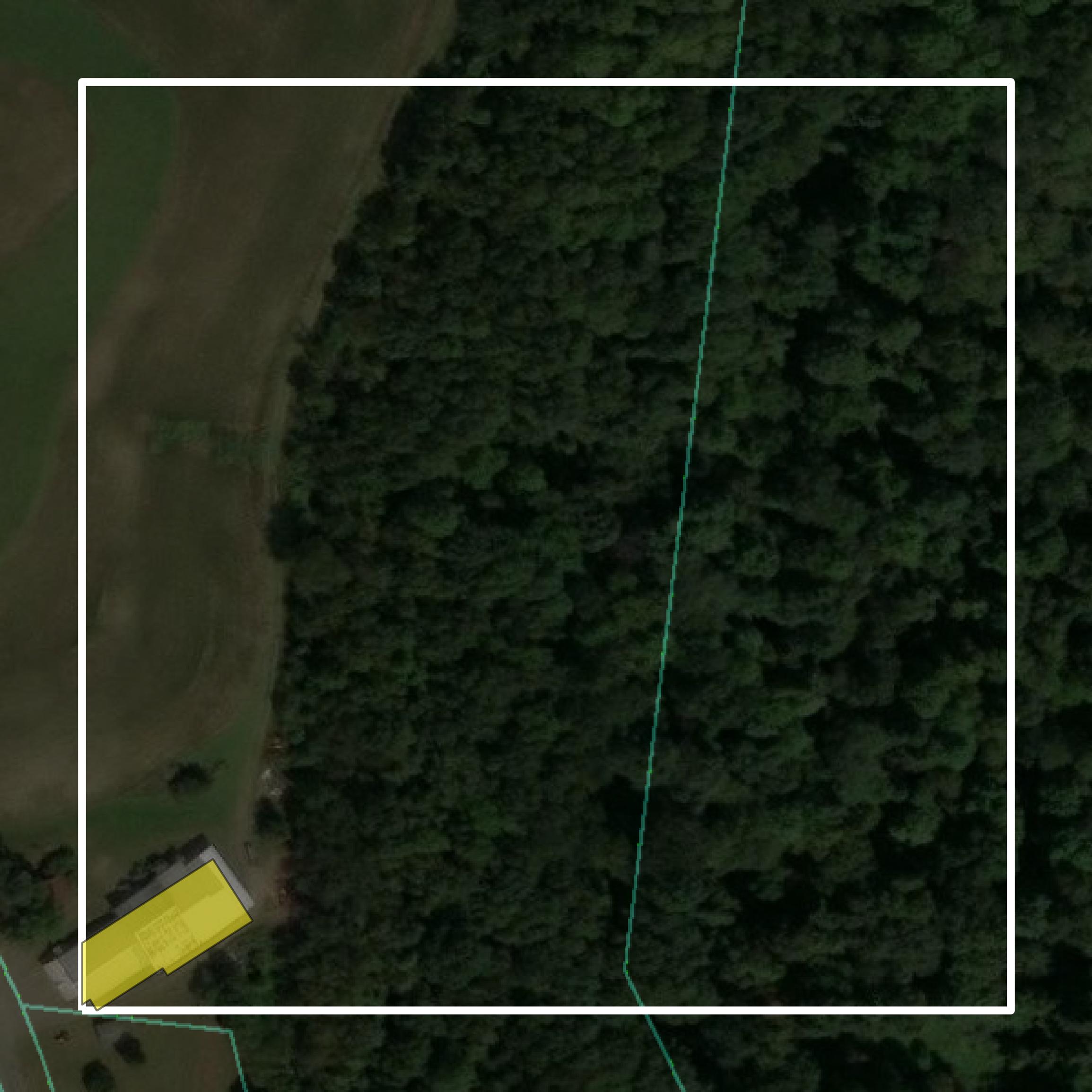 This image shows parcel and building data in Armstrong County created using GIS data in Equator.