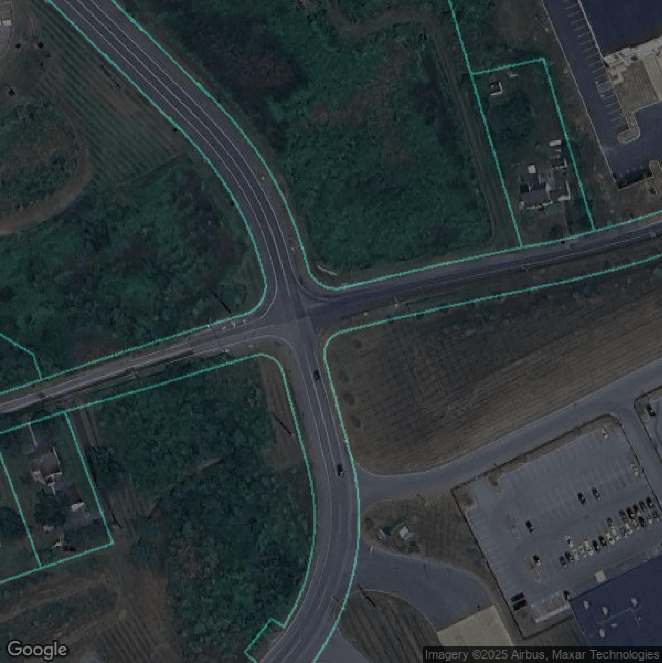 This image shows parcel data in Berks County created using GIS data in Equator.