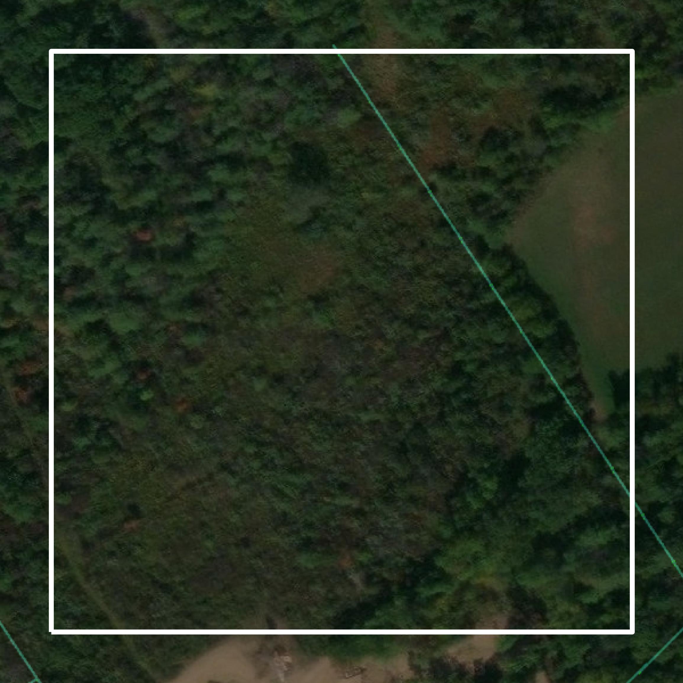 This image shows parcel and building data in Centre County created using GIS data in Equator.