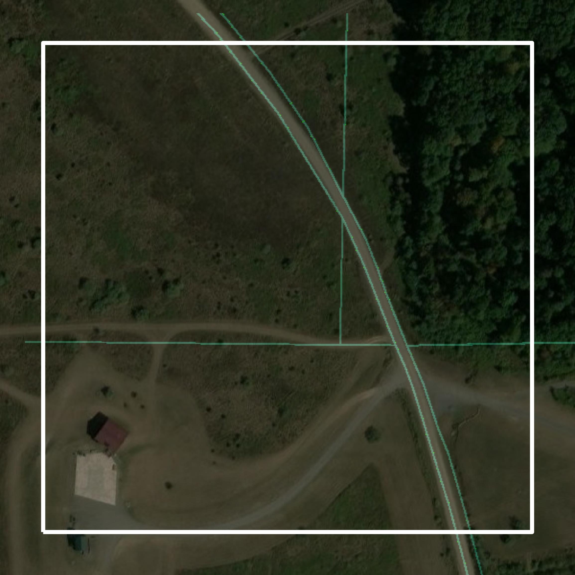 This image shows parcel and building data in Clarion County created using GIS data in Equator.
