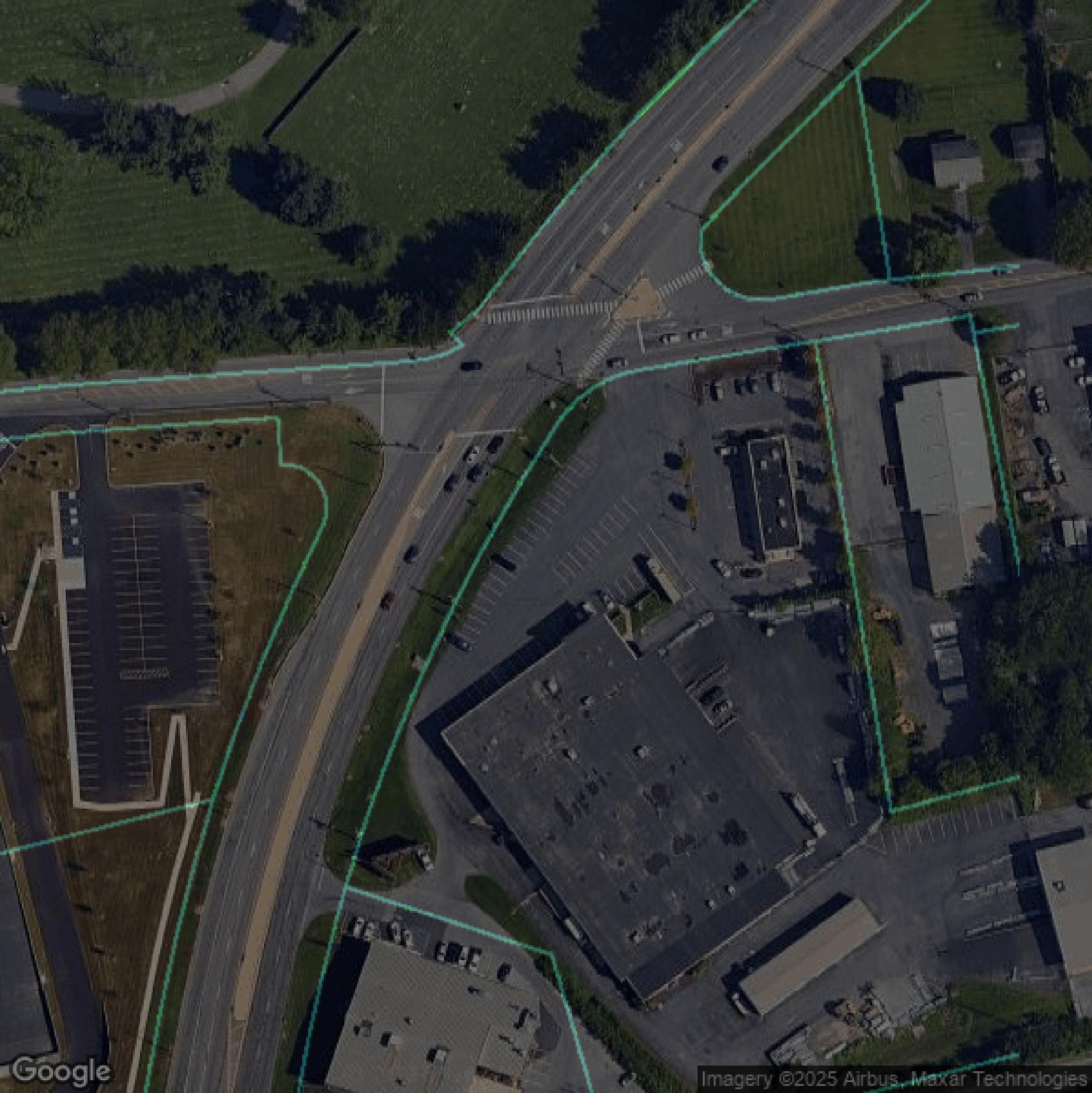 This image shows parcel data in Lehigh County created using GIS data in Equator.
