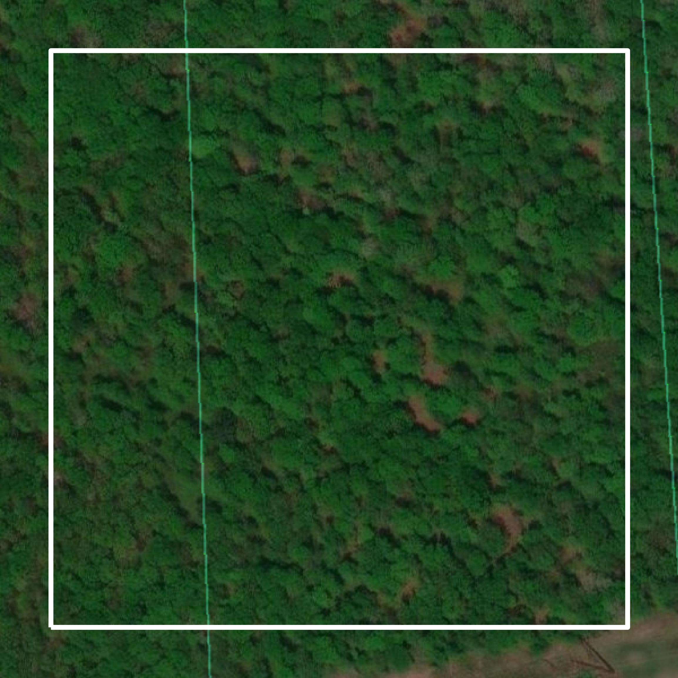 This image shows a contour map in Luzerne County created using GIS data in Equator.