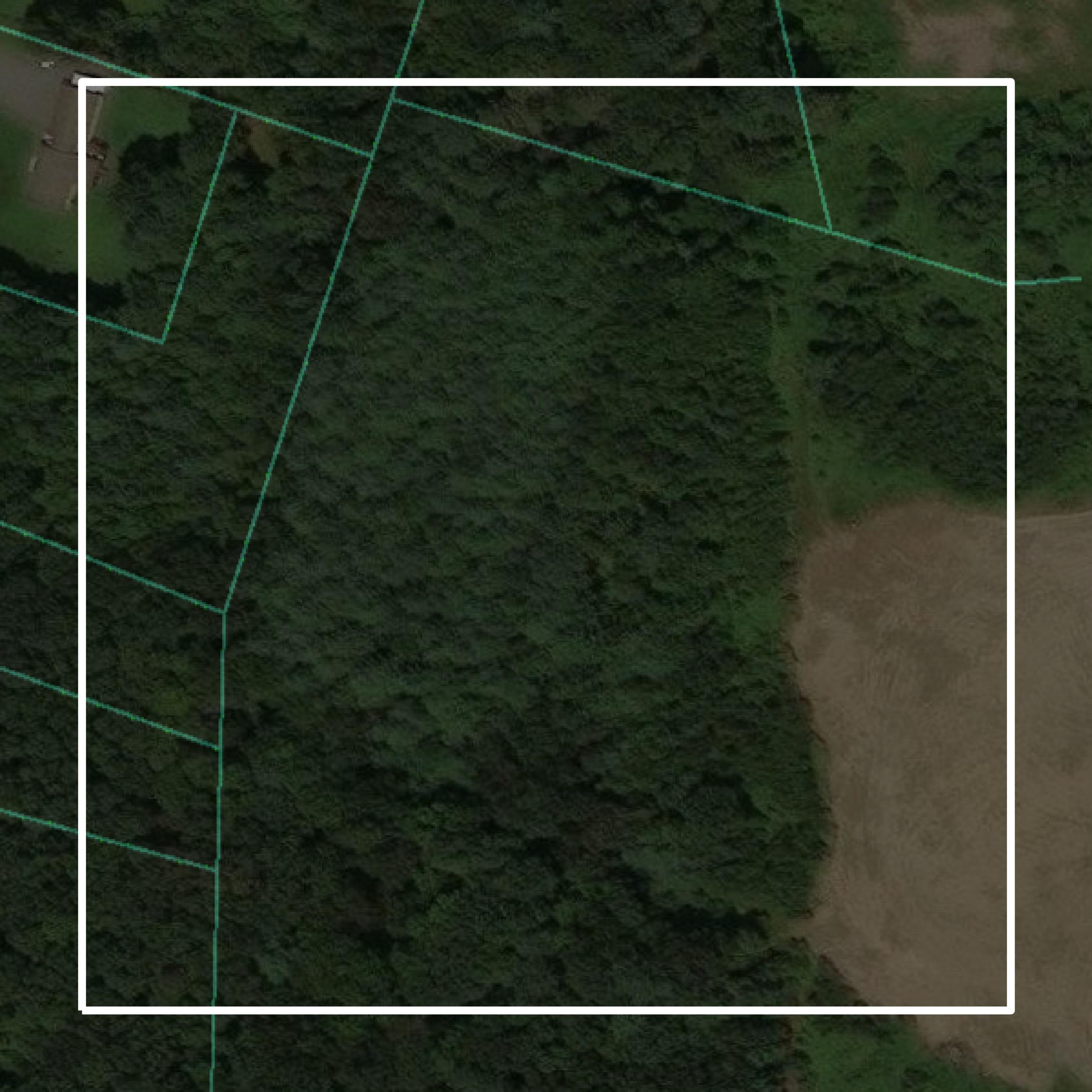 This image shows parcel and building data in Luzerne County created using GIS data in Equator.