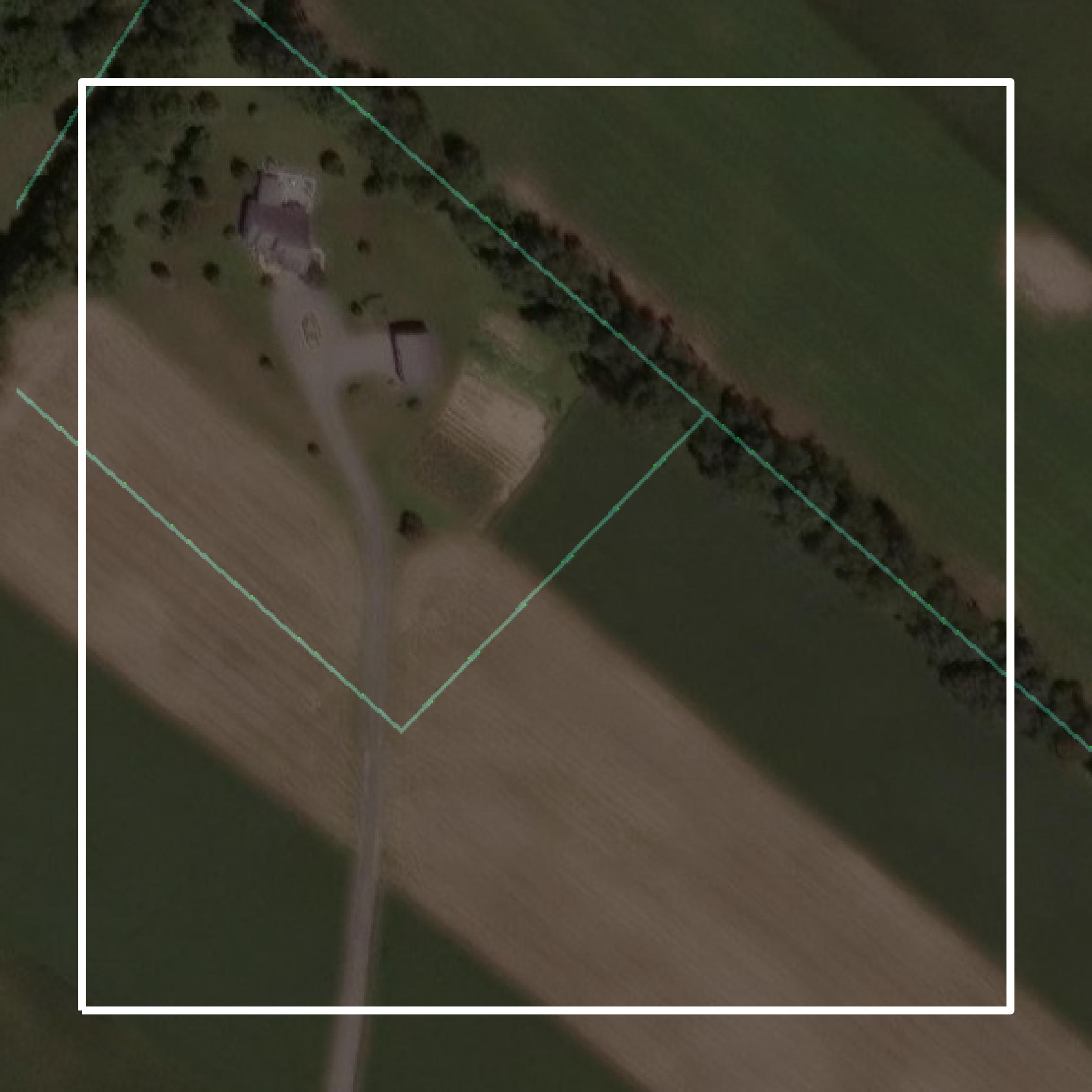 This image shows parcel and building data in Montour County created using GIS data in Equator.
