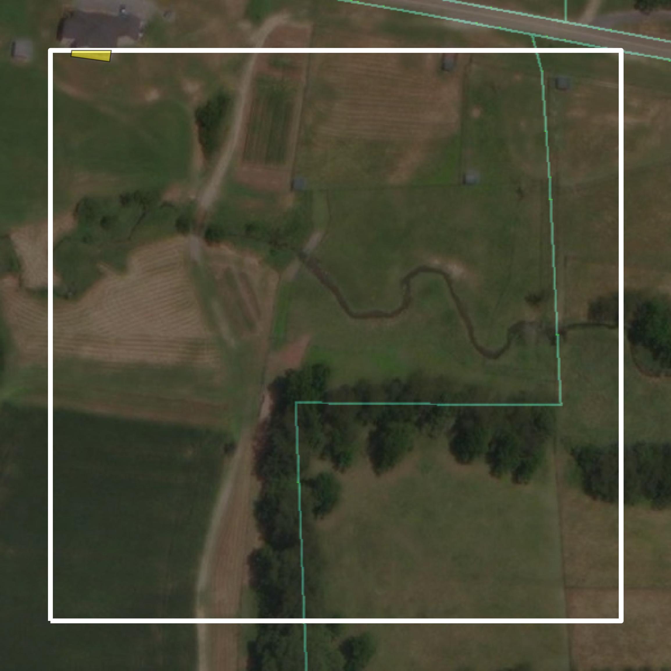 This image shows parcel and building data in Northumberland County created using GIS data in Equator.