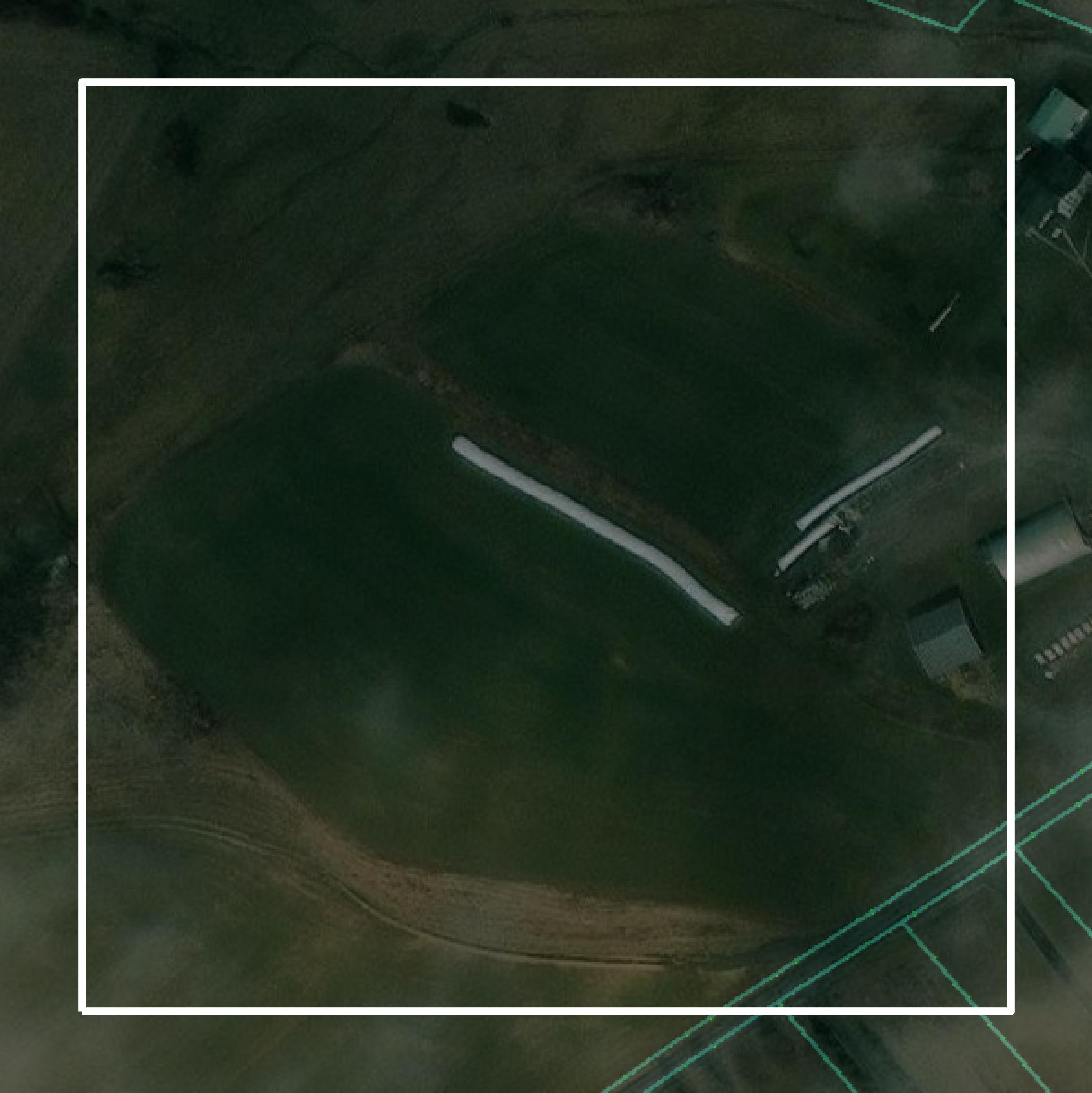This image shows parcel and building data in Perry County created using GIS data in Equator.