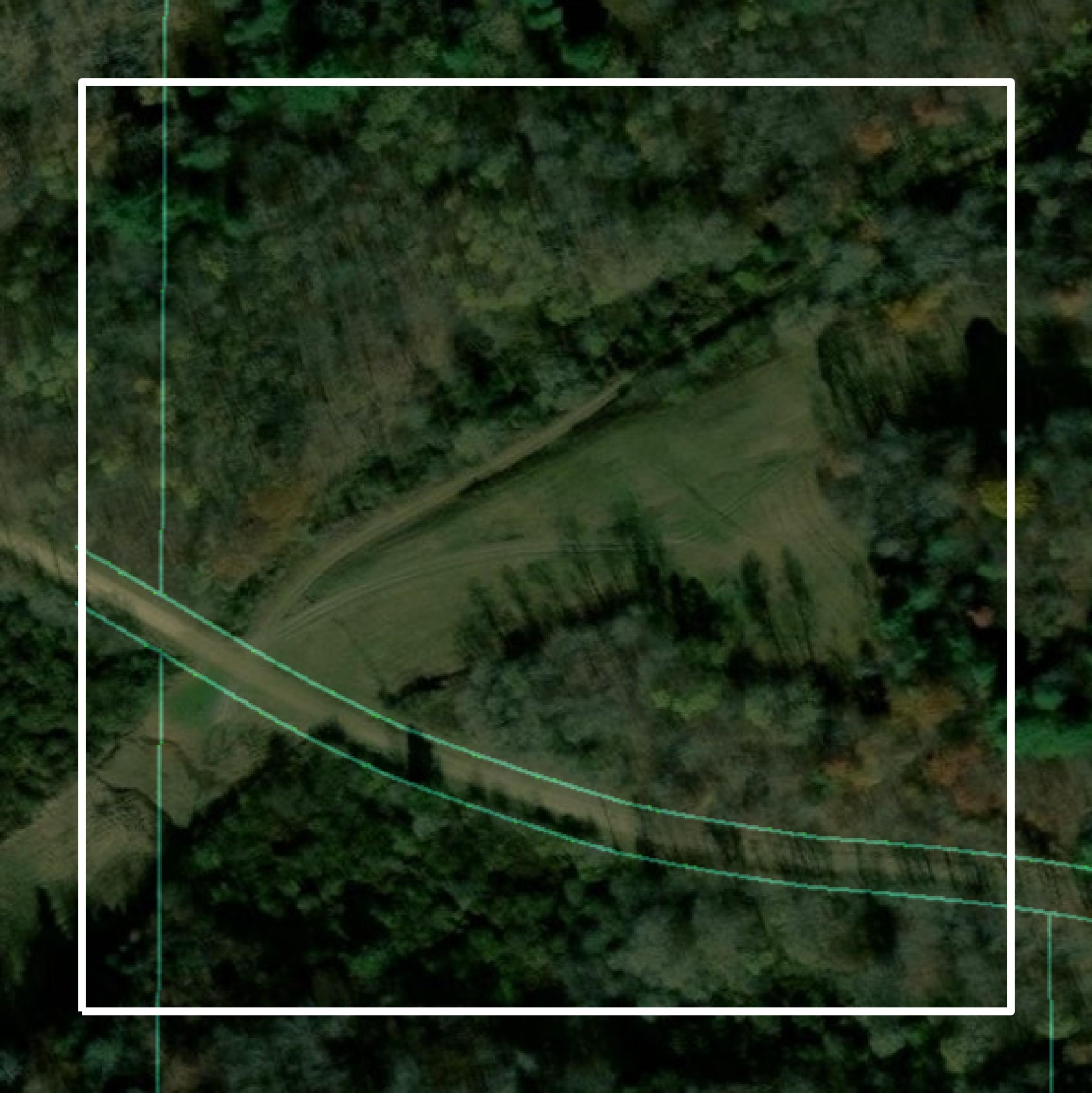 This image shows parcel and building data in Potter County created using GIS data in Equator.