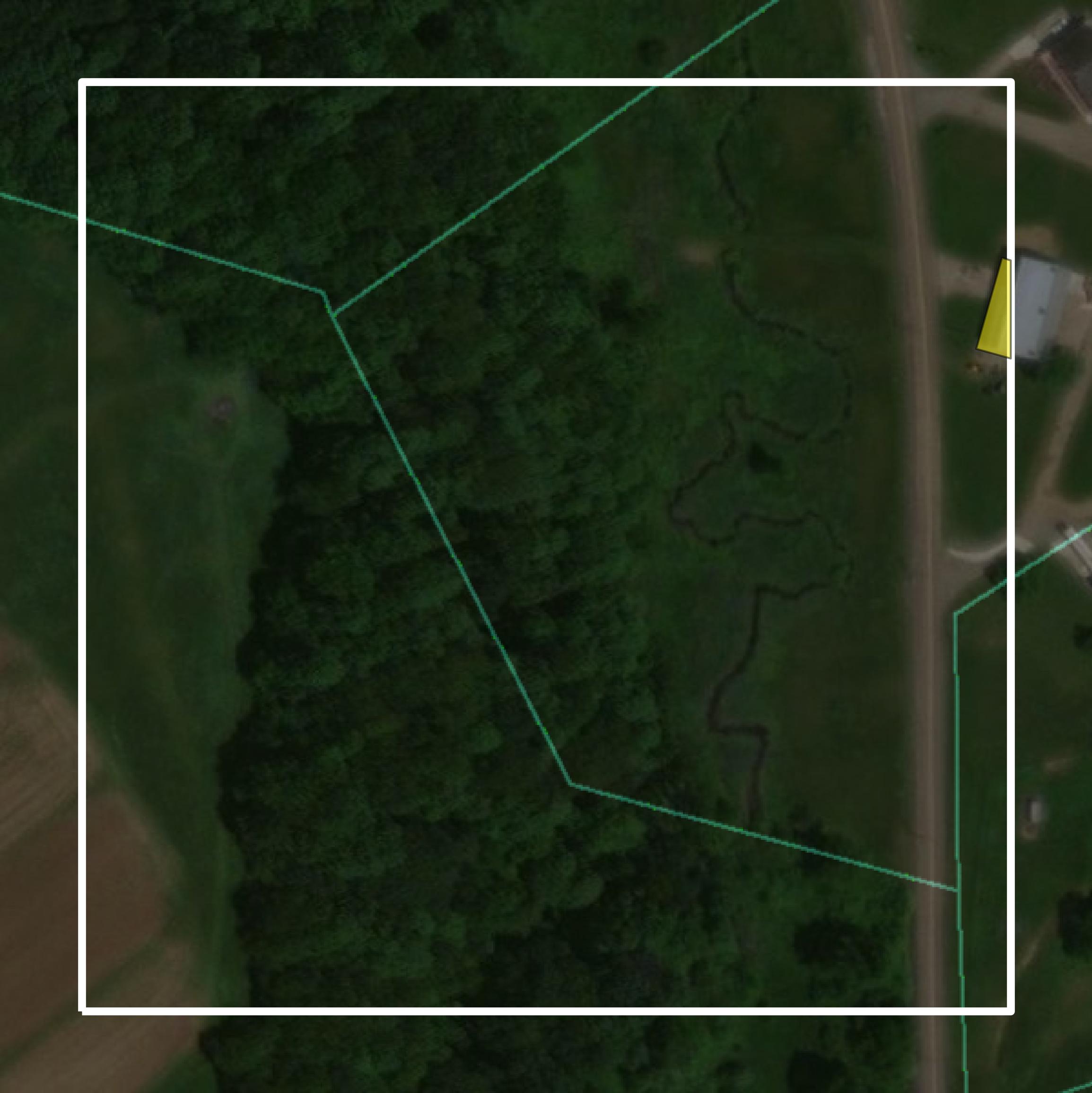 This image shows parcel and building data in Somerset County created using GIS data in Equator.