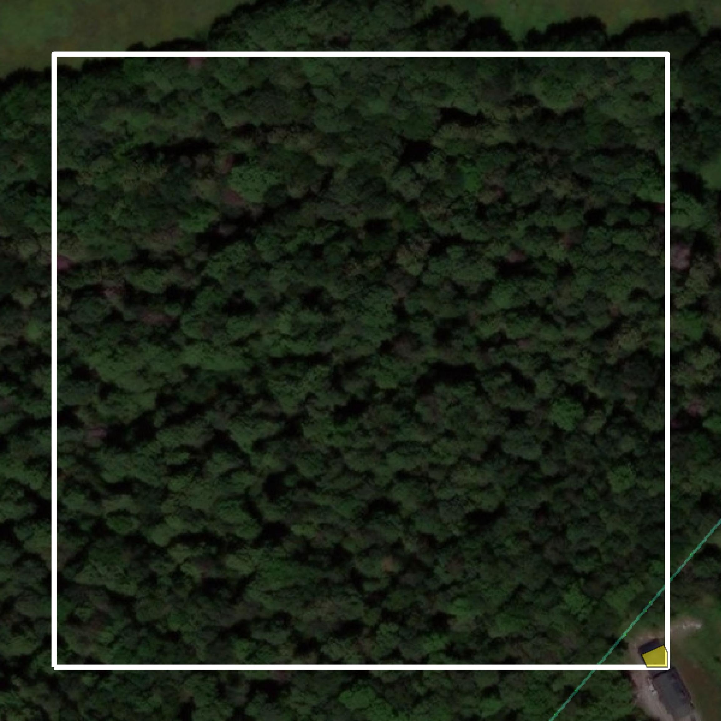 This image shows parcel and building data in Susquehanna County created using GIS data in Equator.