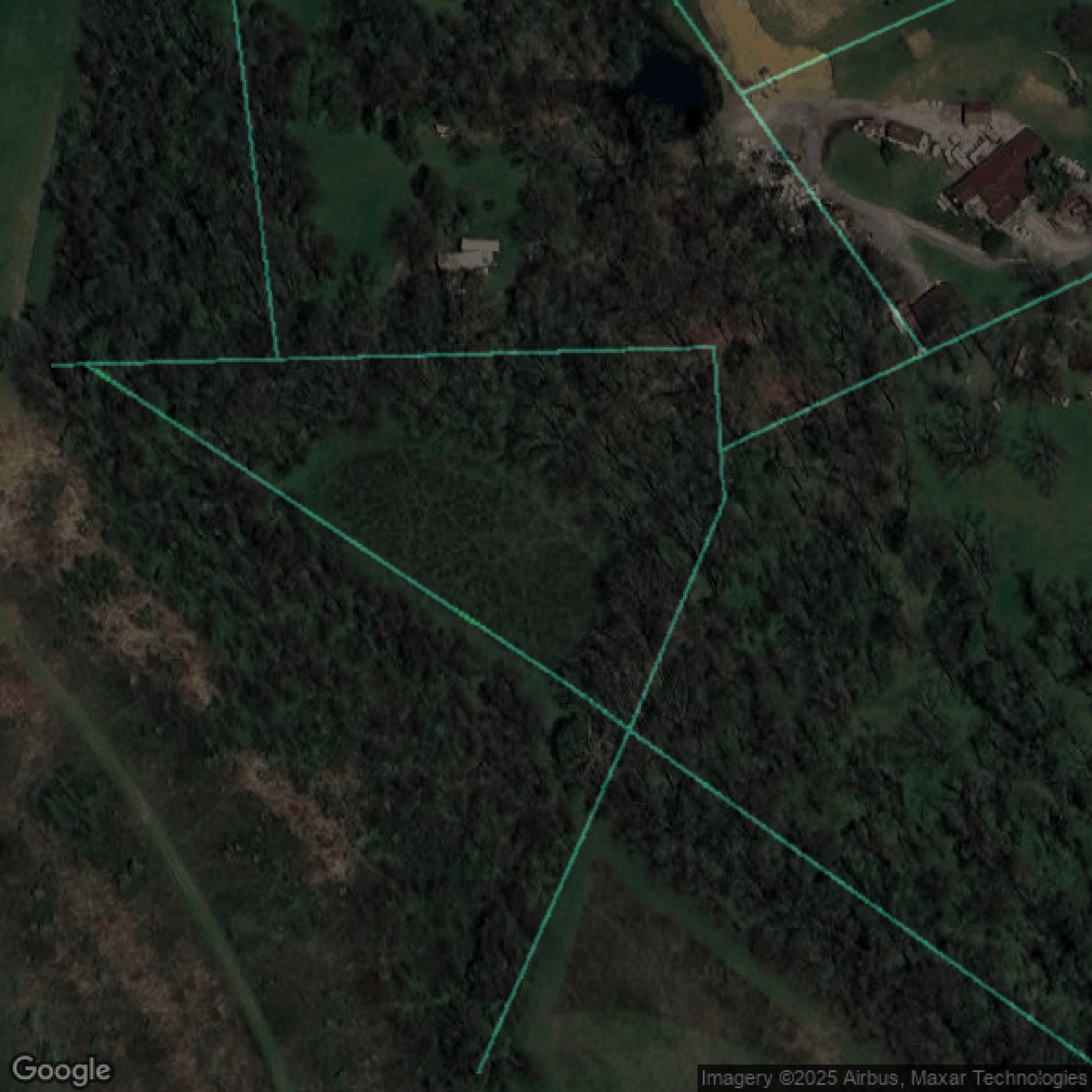 This image shows parcel and building data in Westmoreland County created using GIS data in Equator.