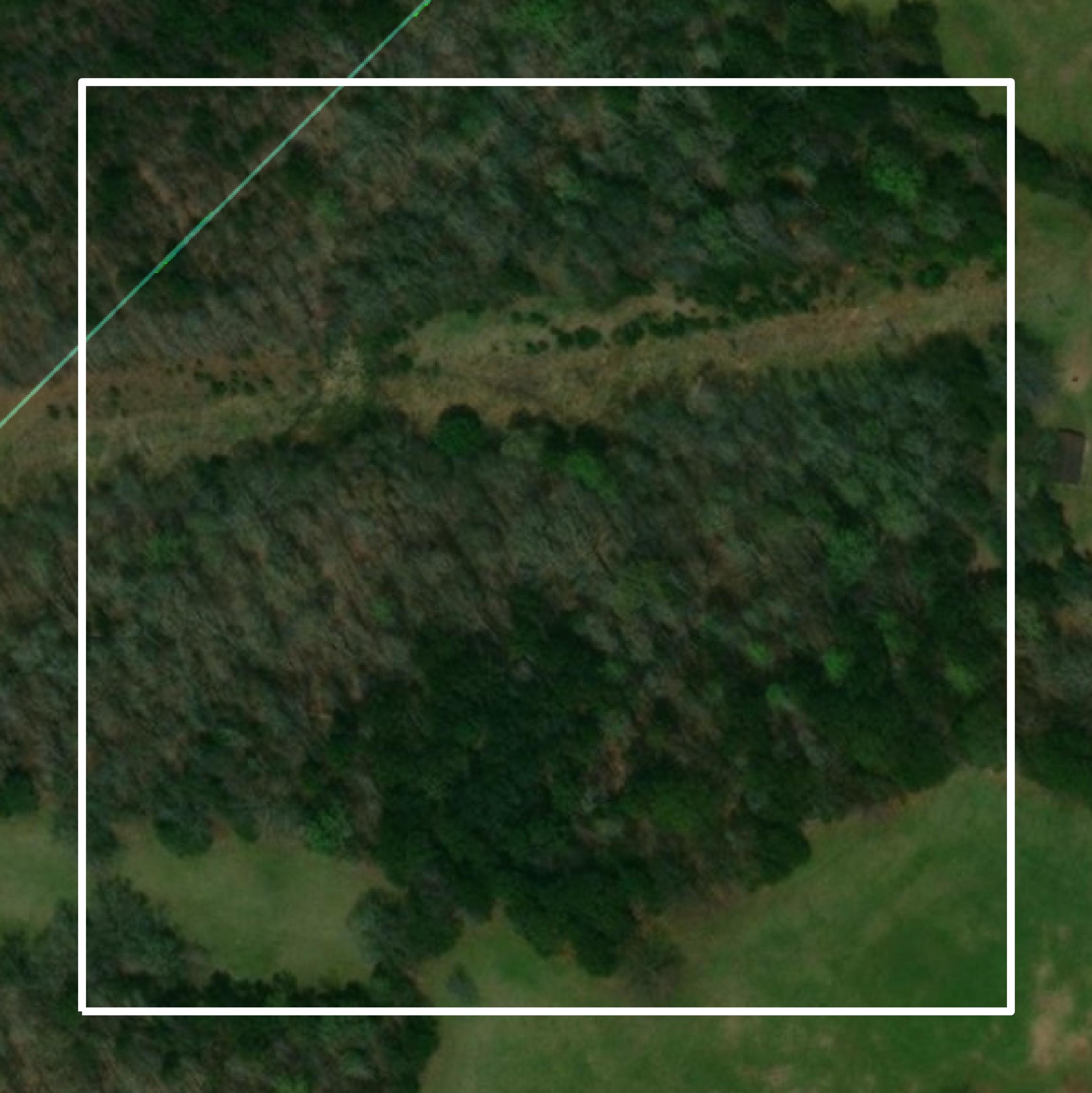 This image shows parcel and building data in Abbeville County created using GIS data in Equator.