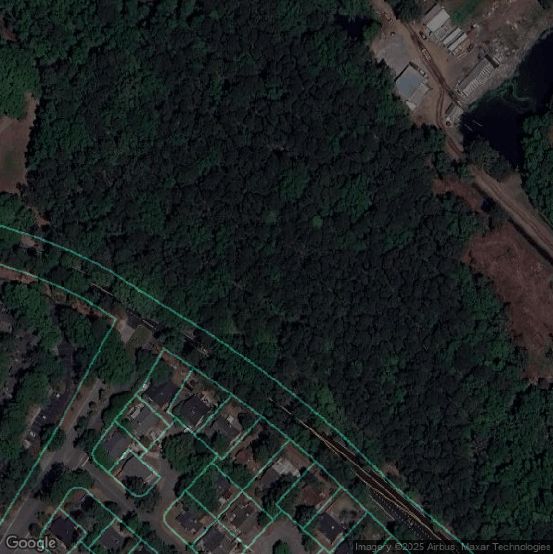 This image shows parcel data in Charleston County created using GIS data in Equator.