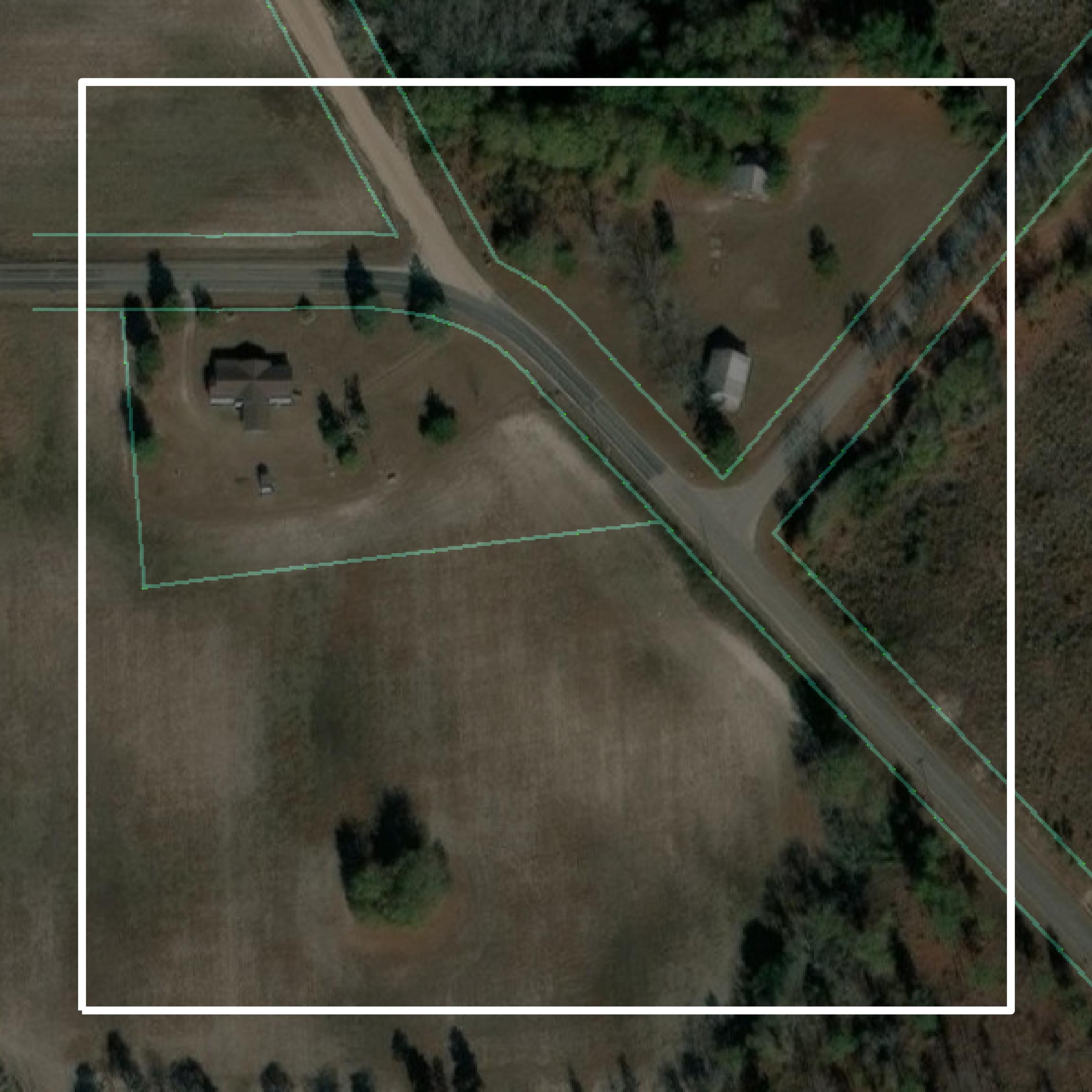 This image shows parcel and building data in Chesterfield County created using GIS data in Equator.