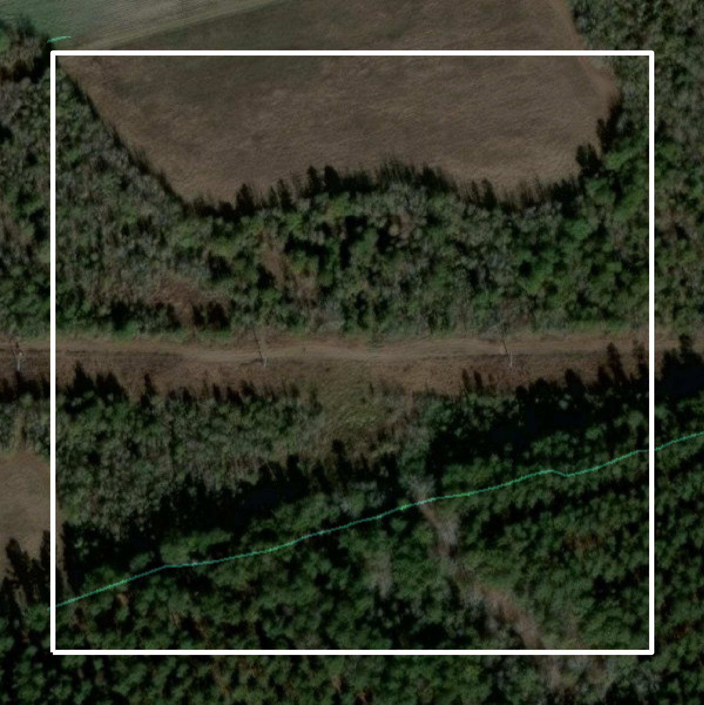 This image shows parcel and building data in Florence County created using GIS data in Equator.