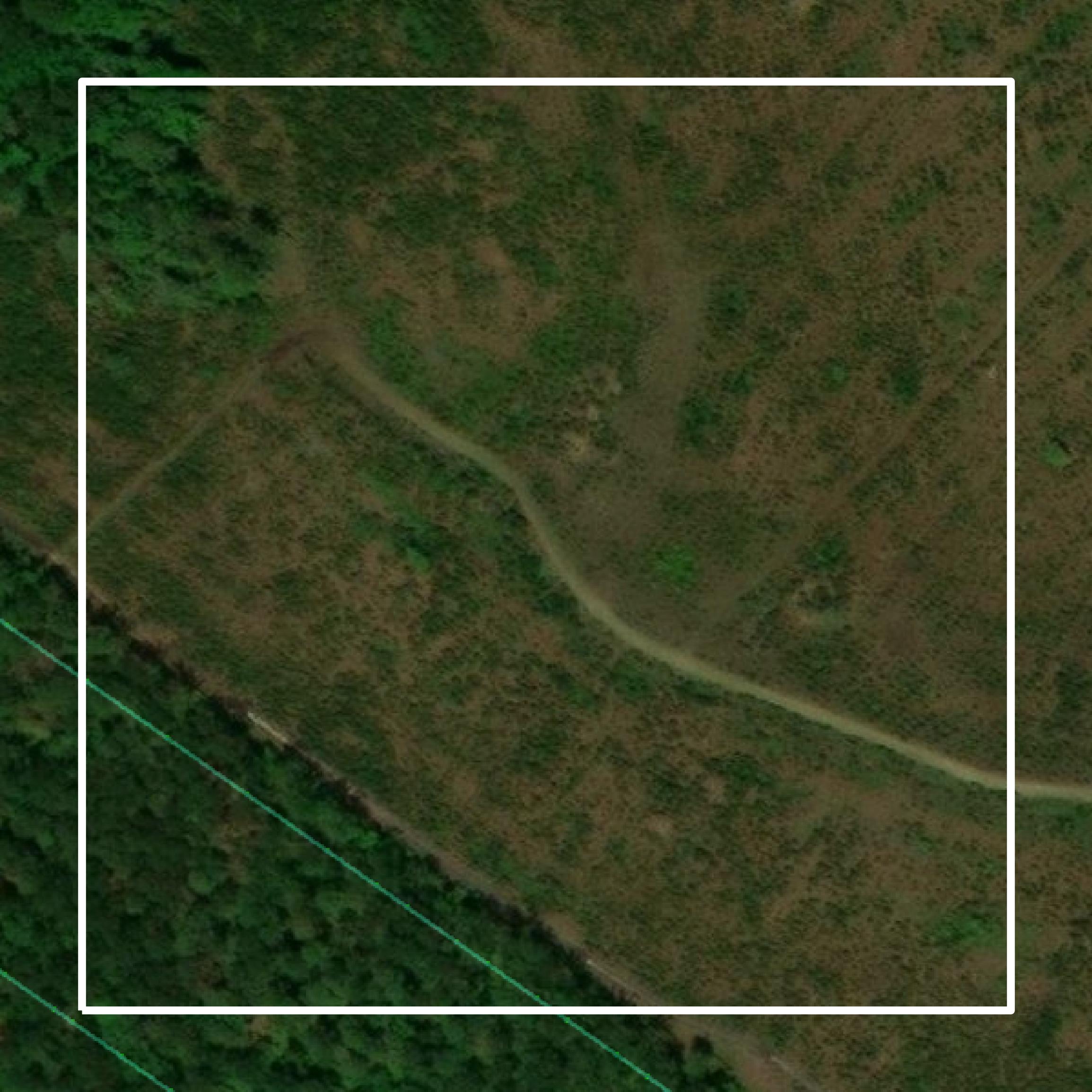This image shows a contour map in Hampton County created using GIS data in Equator.