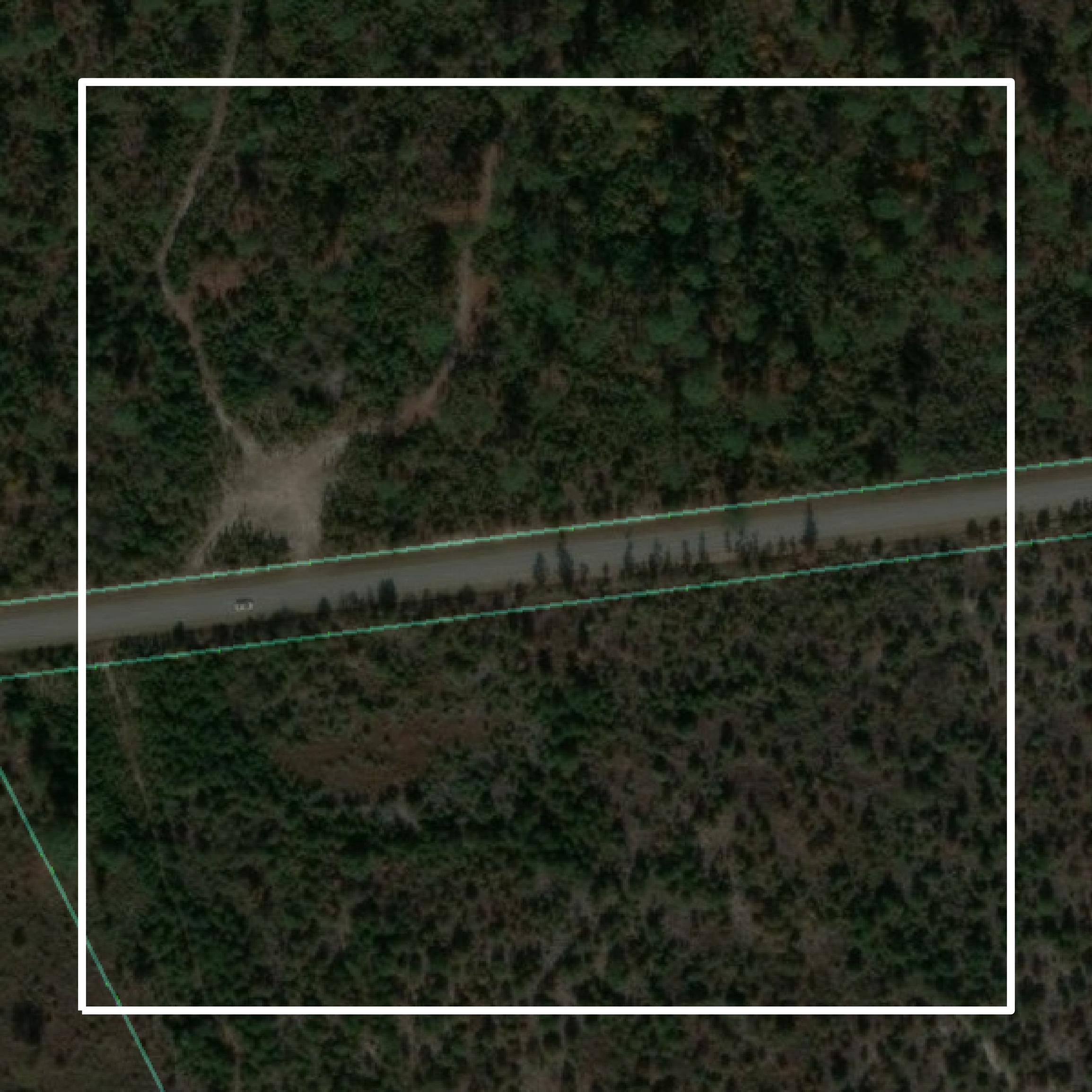This image shows parcel and building data in Kershaw County created using GIS data in Equator.