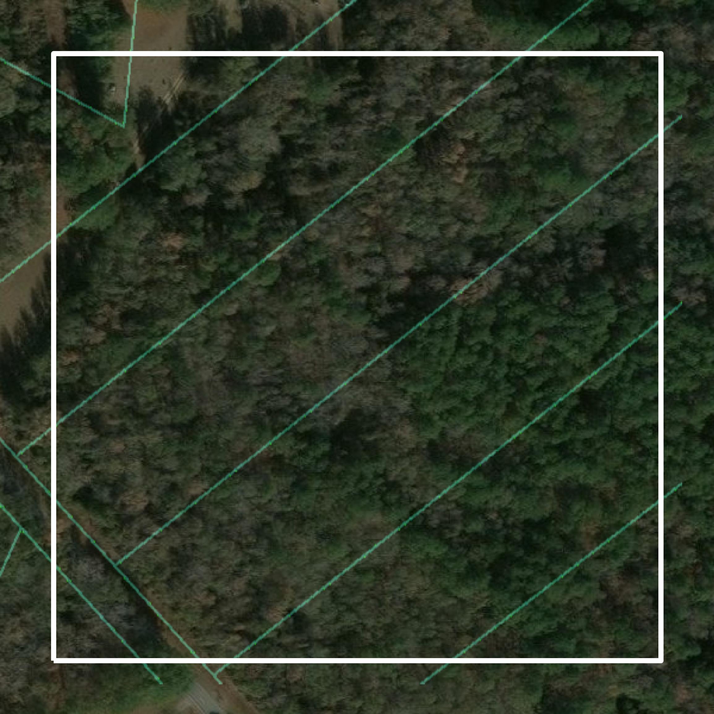 This image shows parcel and building data in Lee County created using GIS data in Equator.